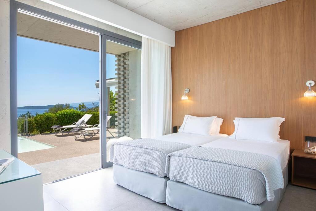Villa Posidonia of BLUE CAVES complex with perfect view & salt water pool photo 3
