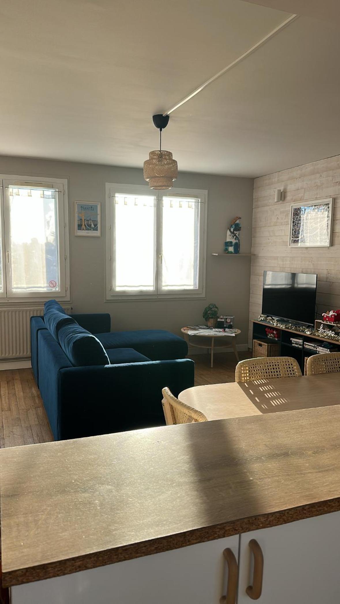 Parenthèse nantaise, T2 chic et cosy, avec parking