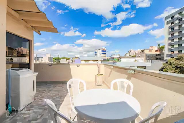 Aps de frente com sacada ou terraço a 10 minutos do Aeroporto