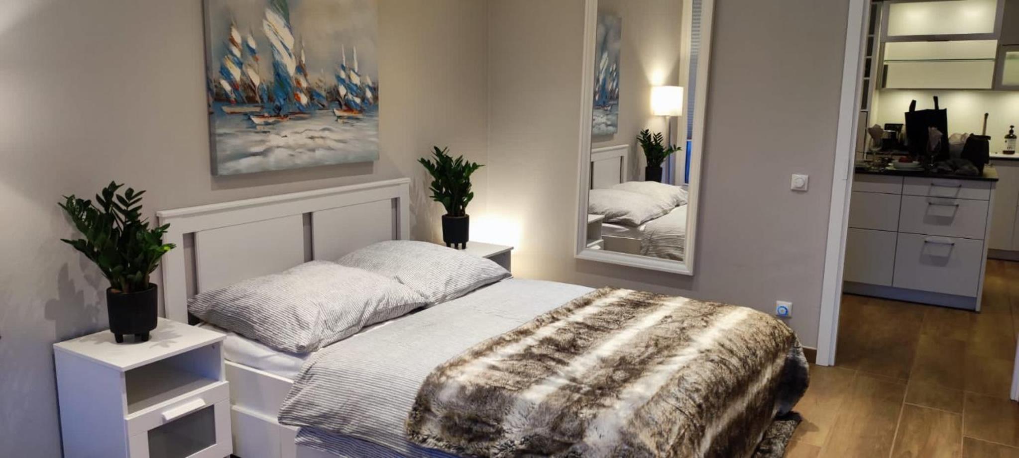 2 Zi Sonnenwohnung mit Luxusküche in der Maritim Residenz Bellevue an der Ostsee in Kiel City