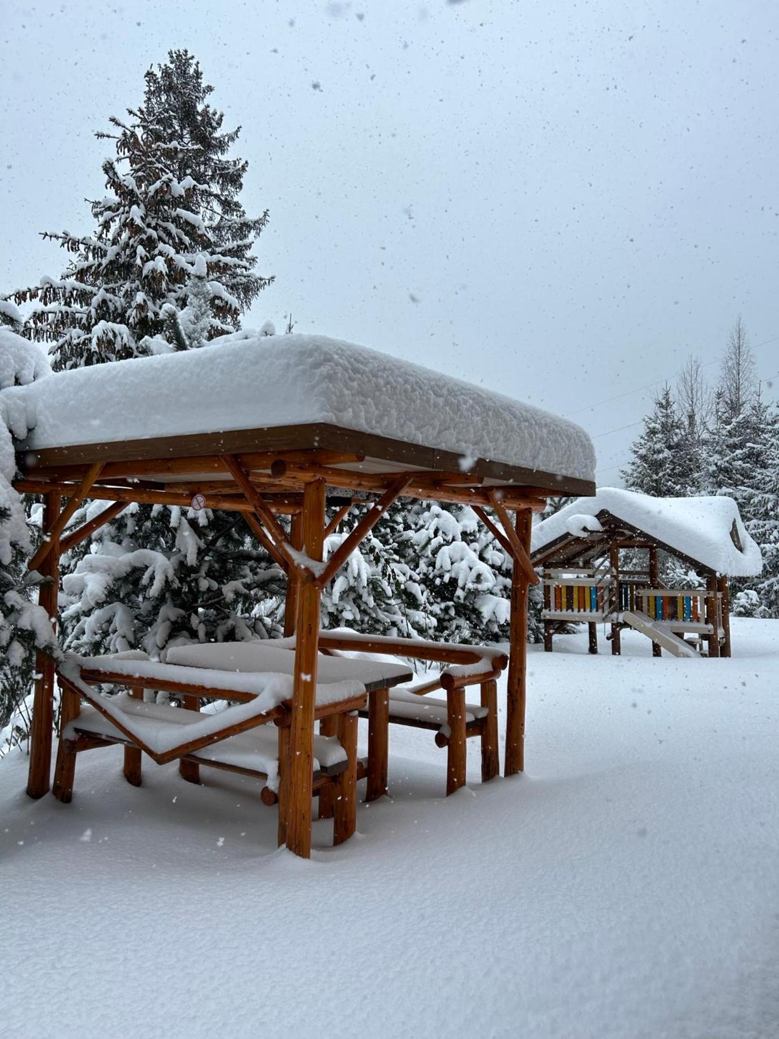 outdoor BBQ area