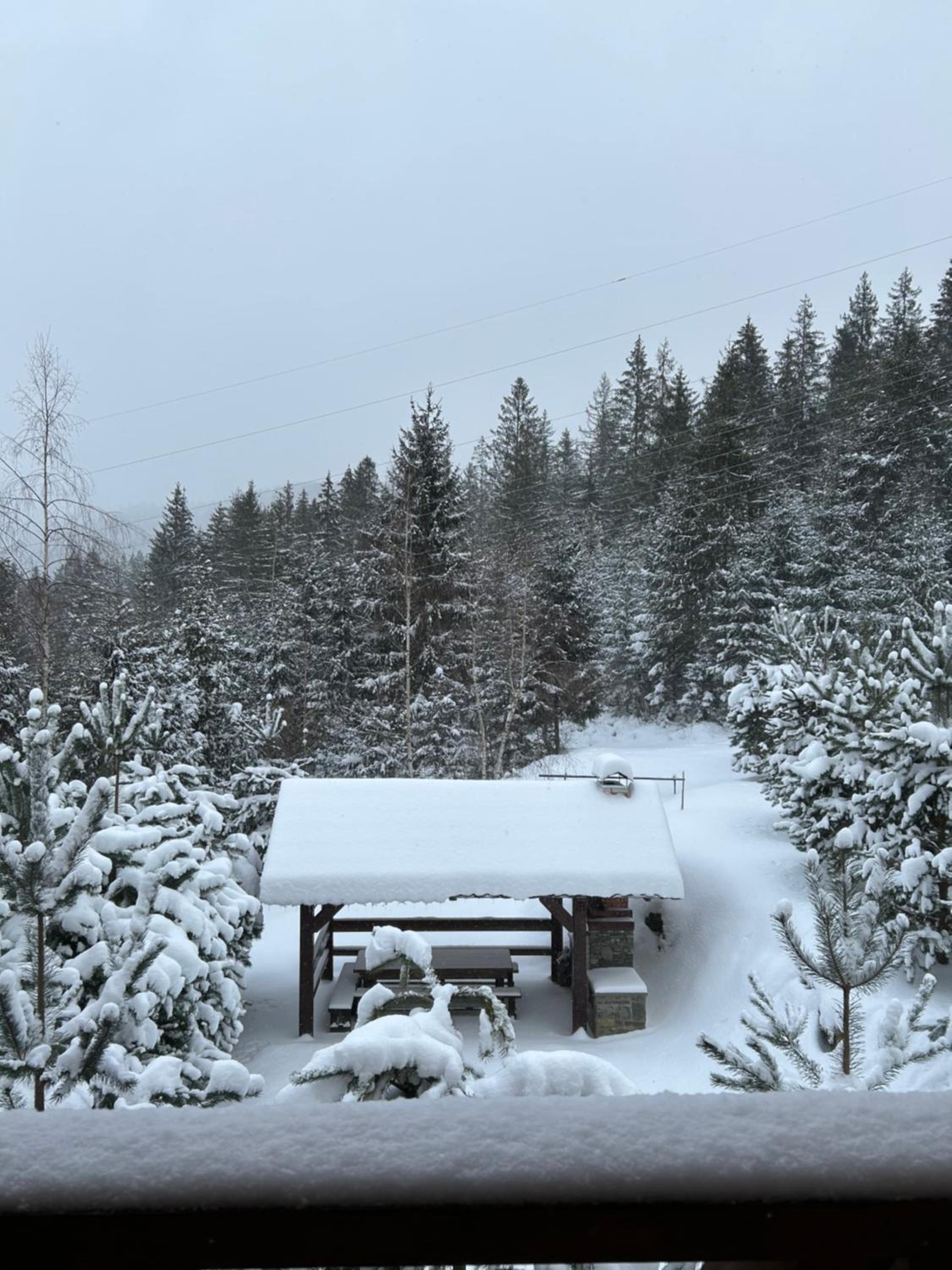 outdoor BBQ area