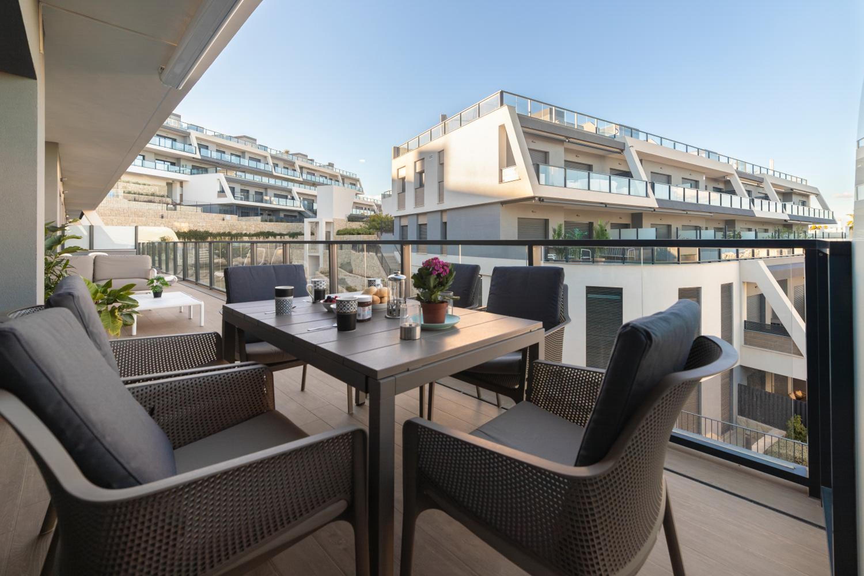Apartment in Gran Alacant with Sea View, AC, pool view 4