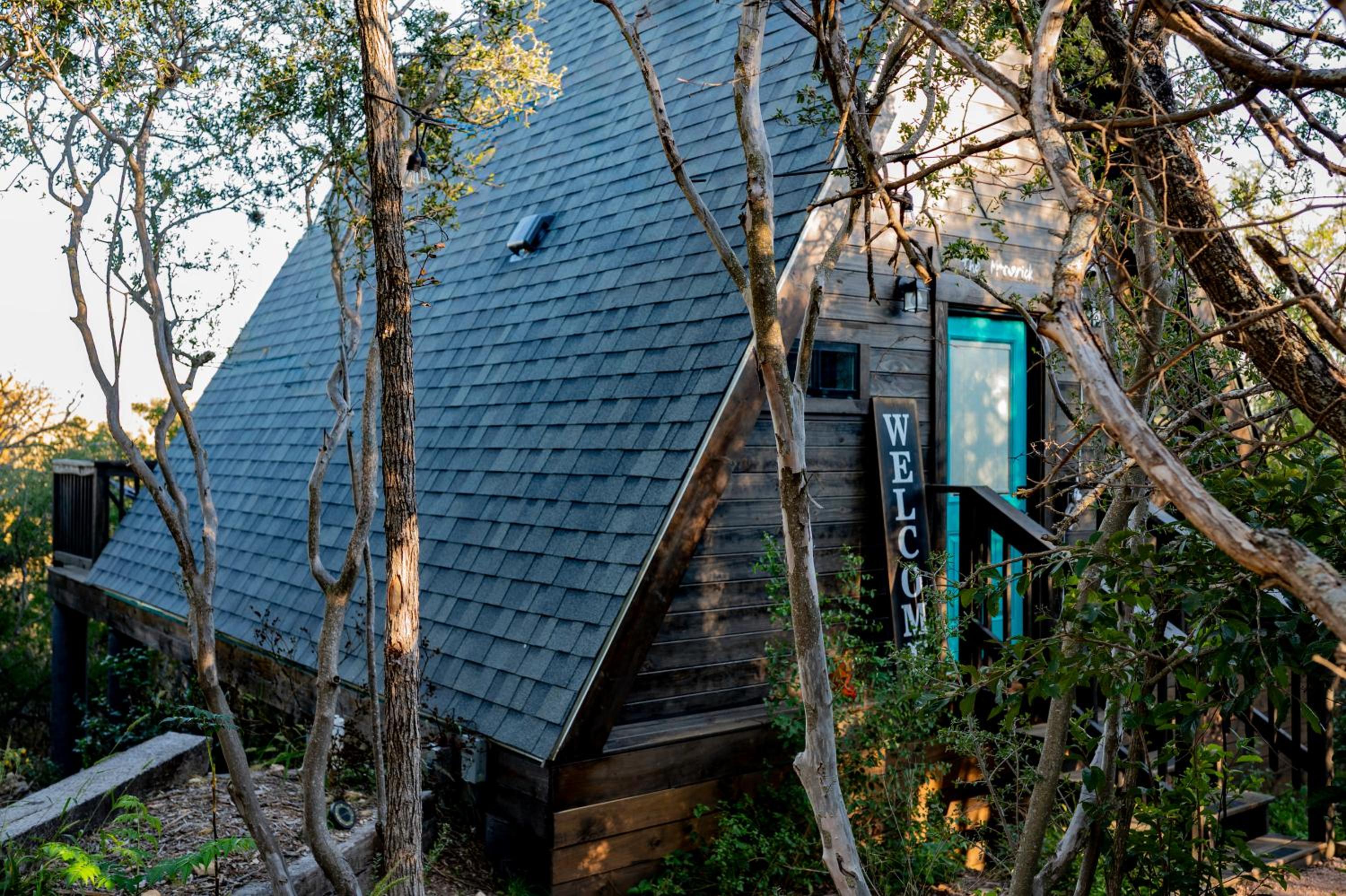 The Maverick: A-Frame w/ Hammock and Tree Top View view 2