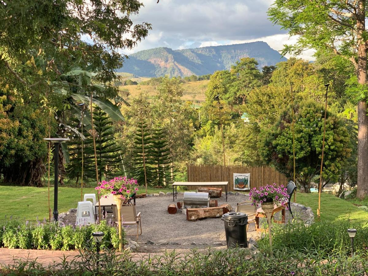 outdoor BBQ area