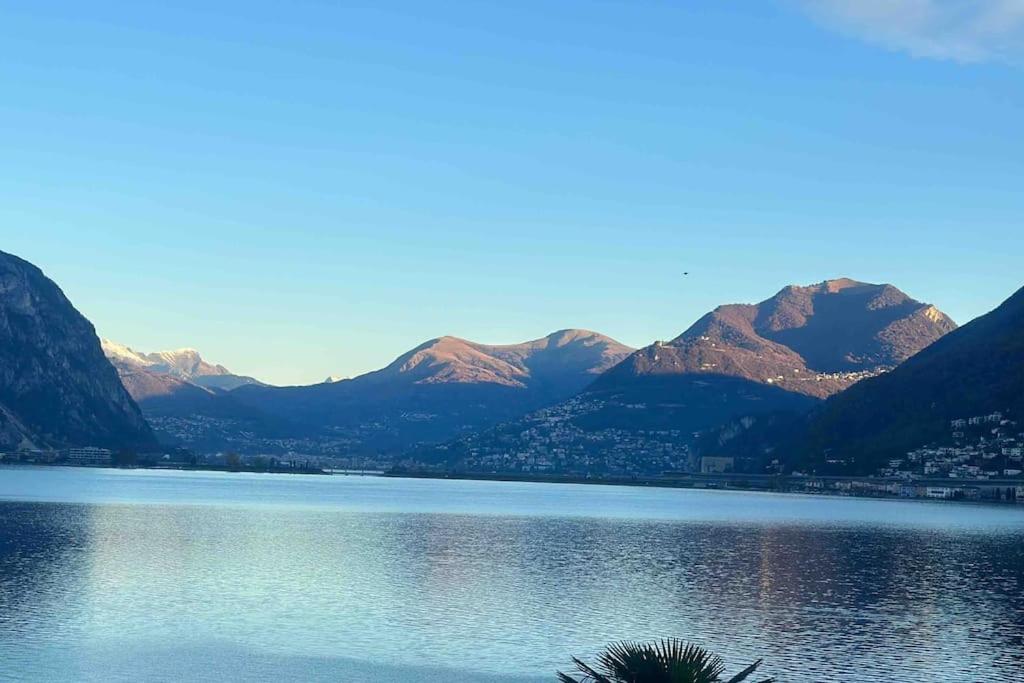 Ferienwohnung Il Sogno mit privatem Seeanstoss in Riva San Vitale-Lugano