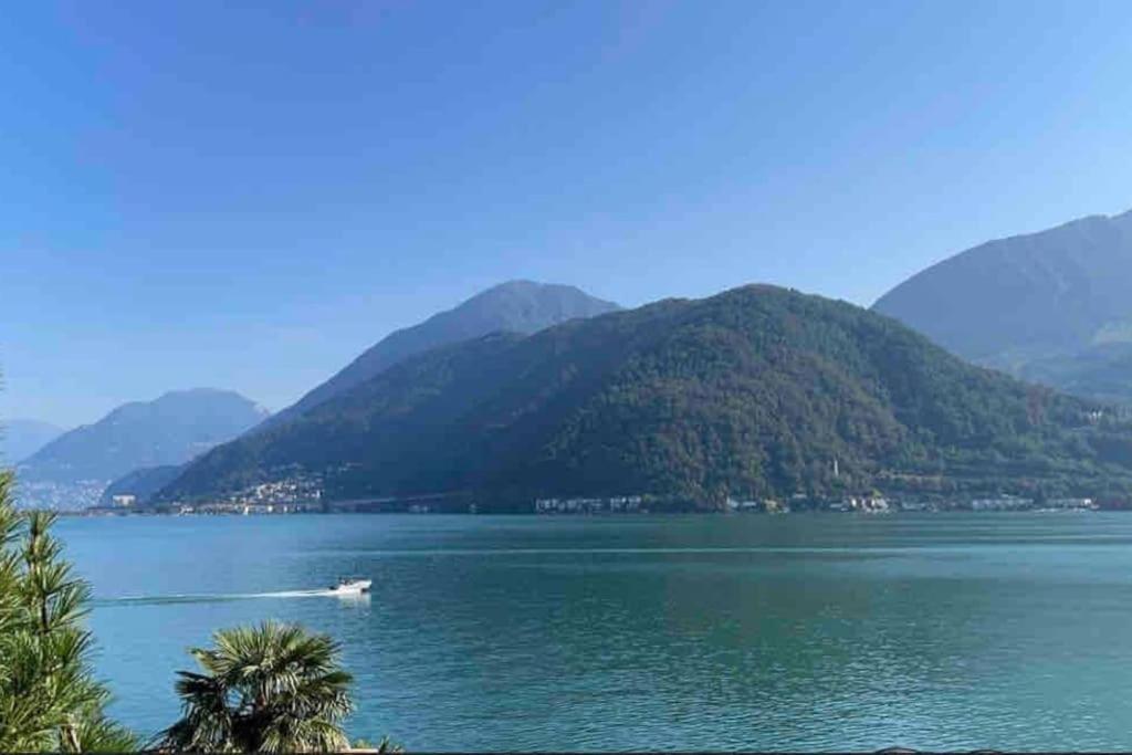 Ferienwohnung Il Sogno mit privatem Seeanstoss in Riva San Vitale-Lugano
