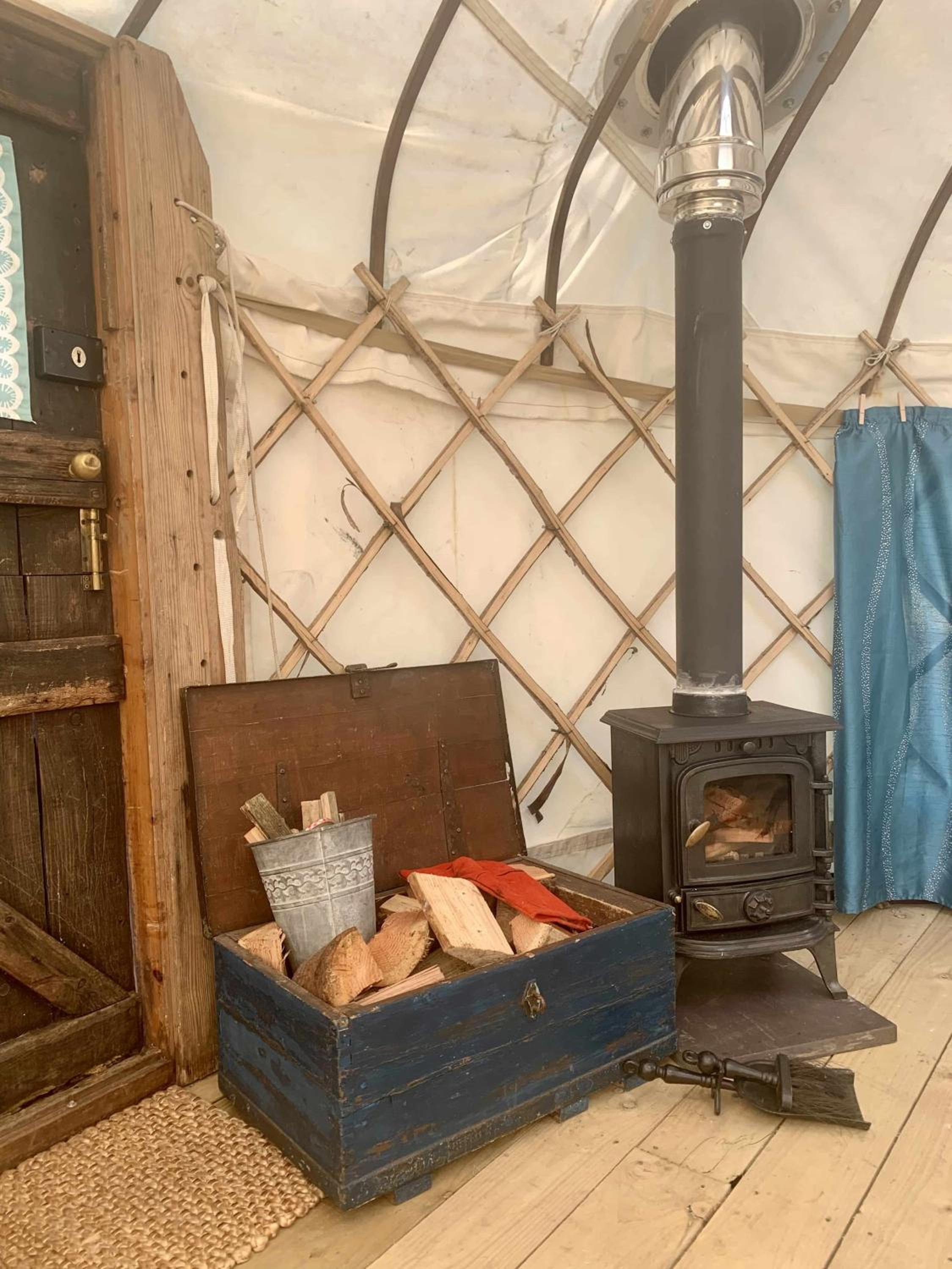 Ceridwen Glamping, double decker bus and Yurts