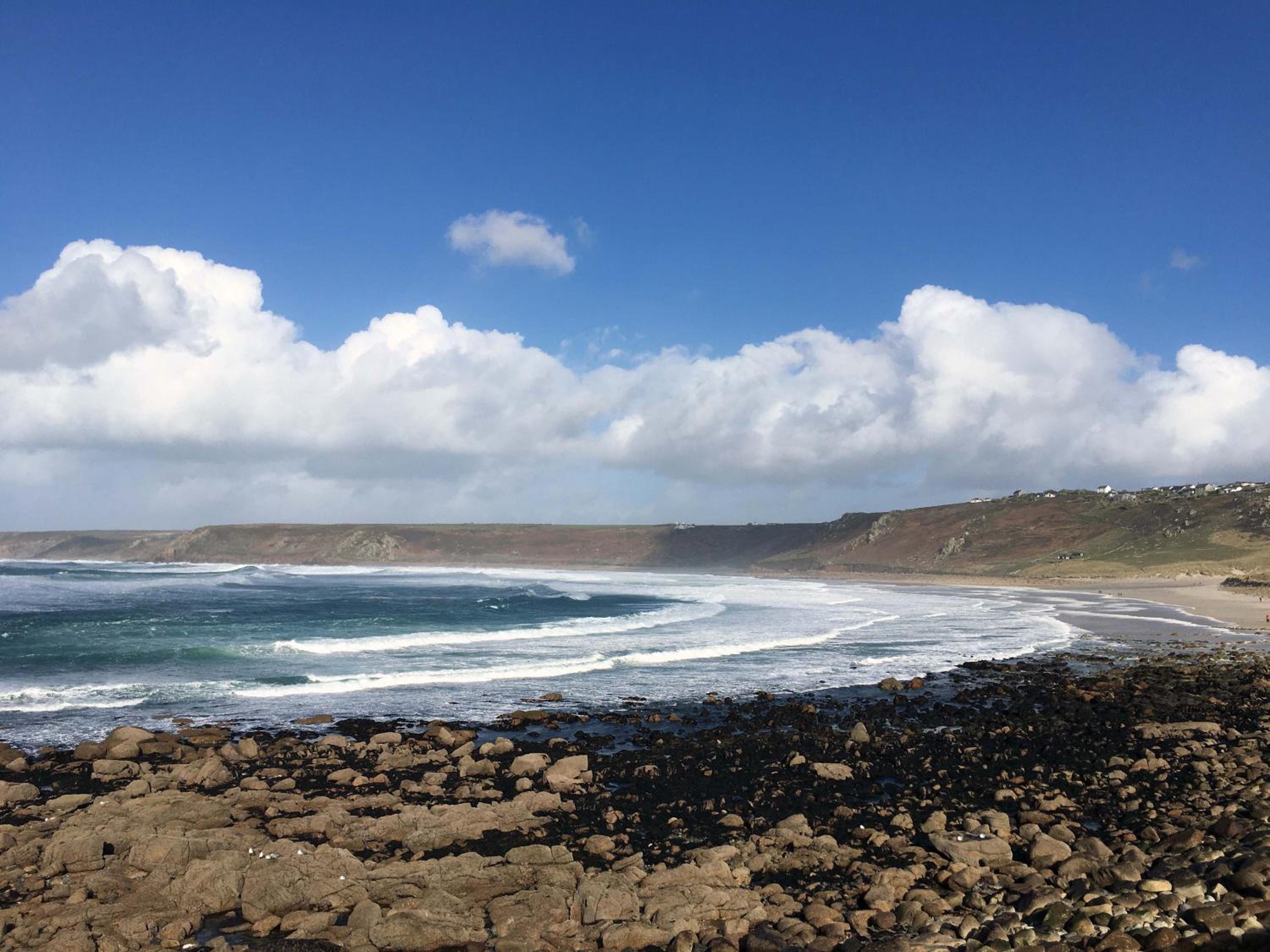 The Little Beach House, Sennen Cove view 3