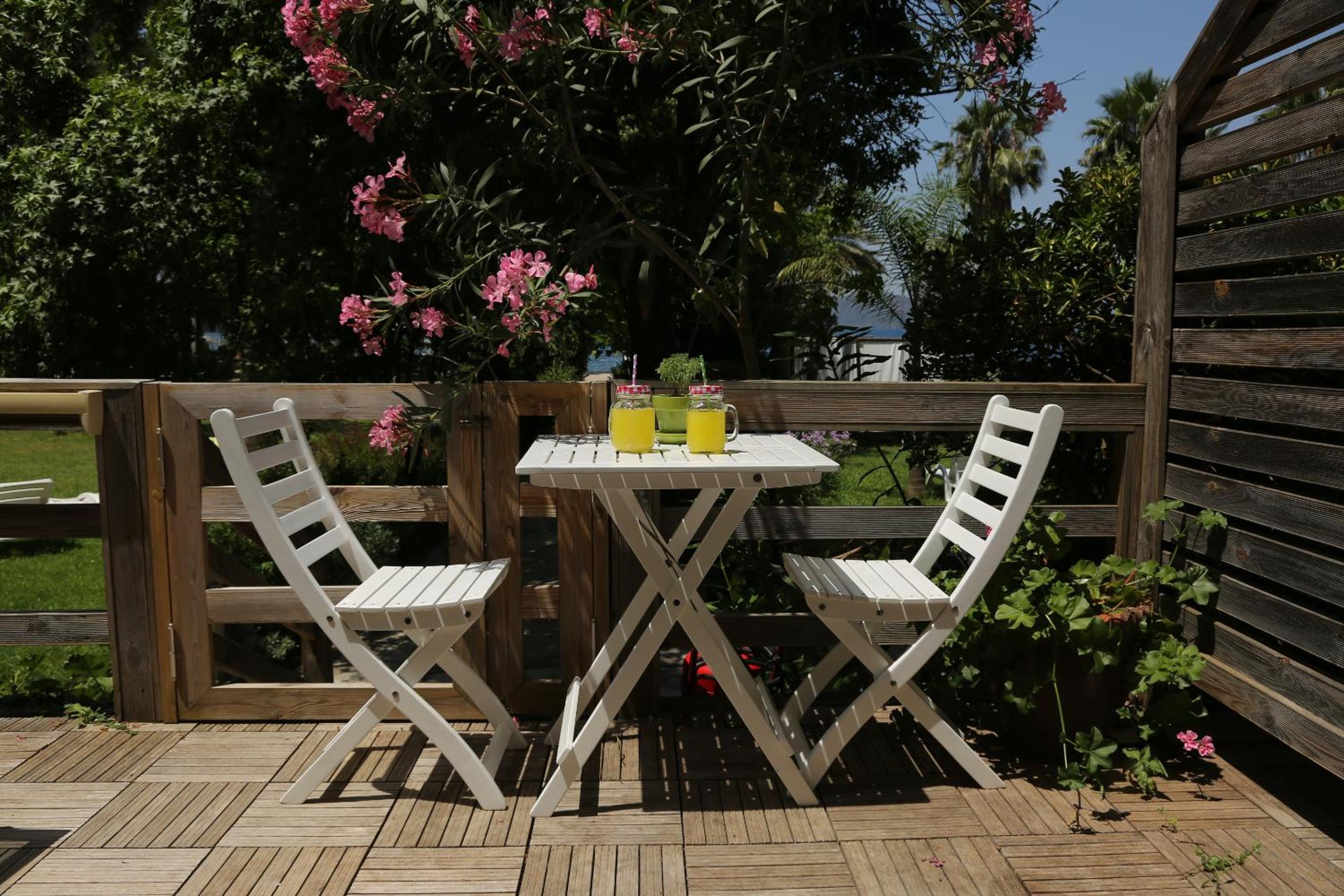 outdoor BBQ area