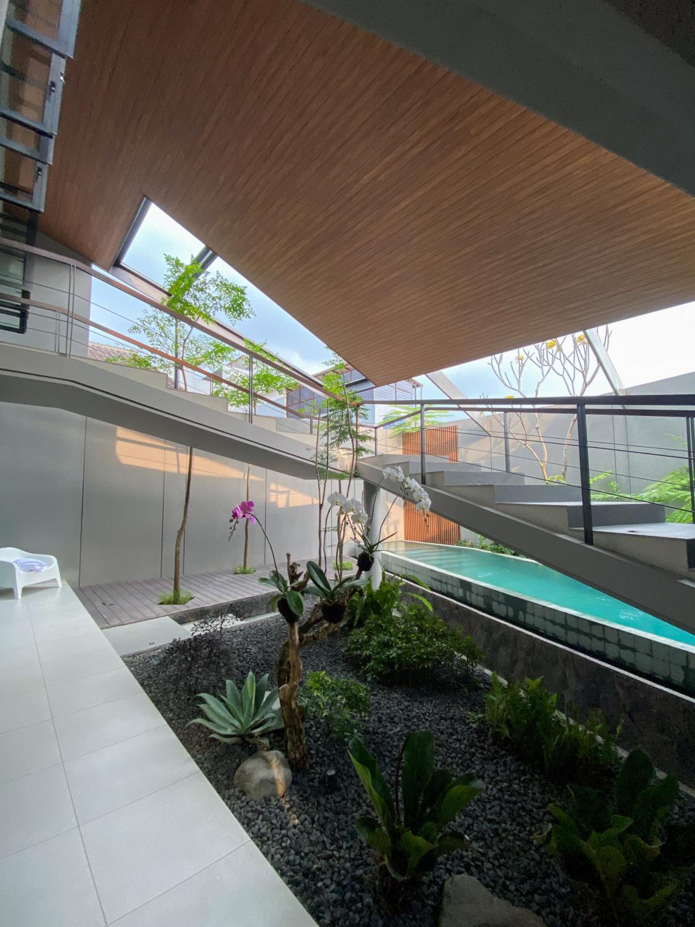 Mahitala Villa Bandung Heated Pool view 4