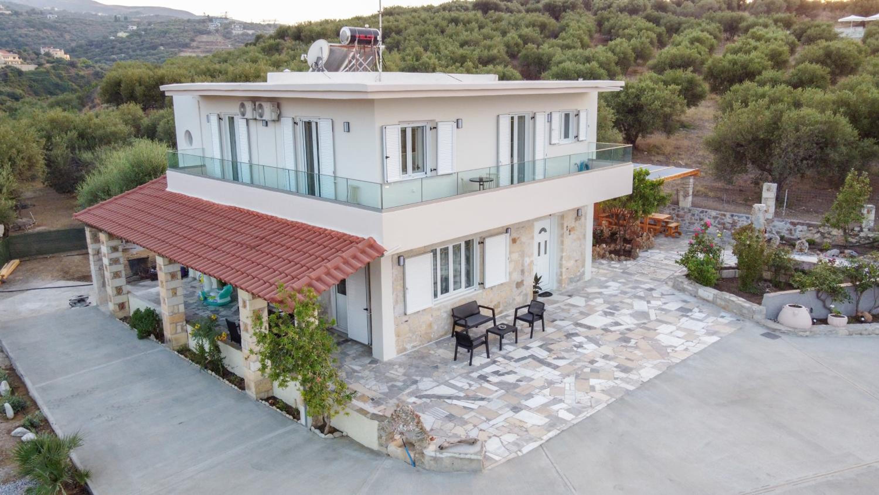 Villa Nontas Ntina with Private Pool & Playground view 3