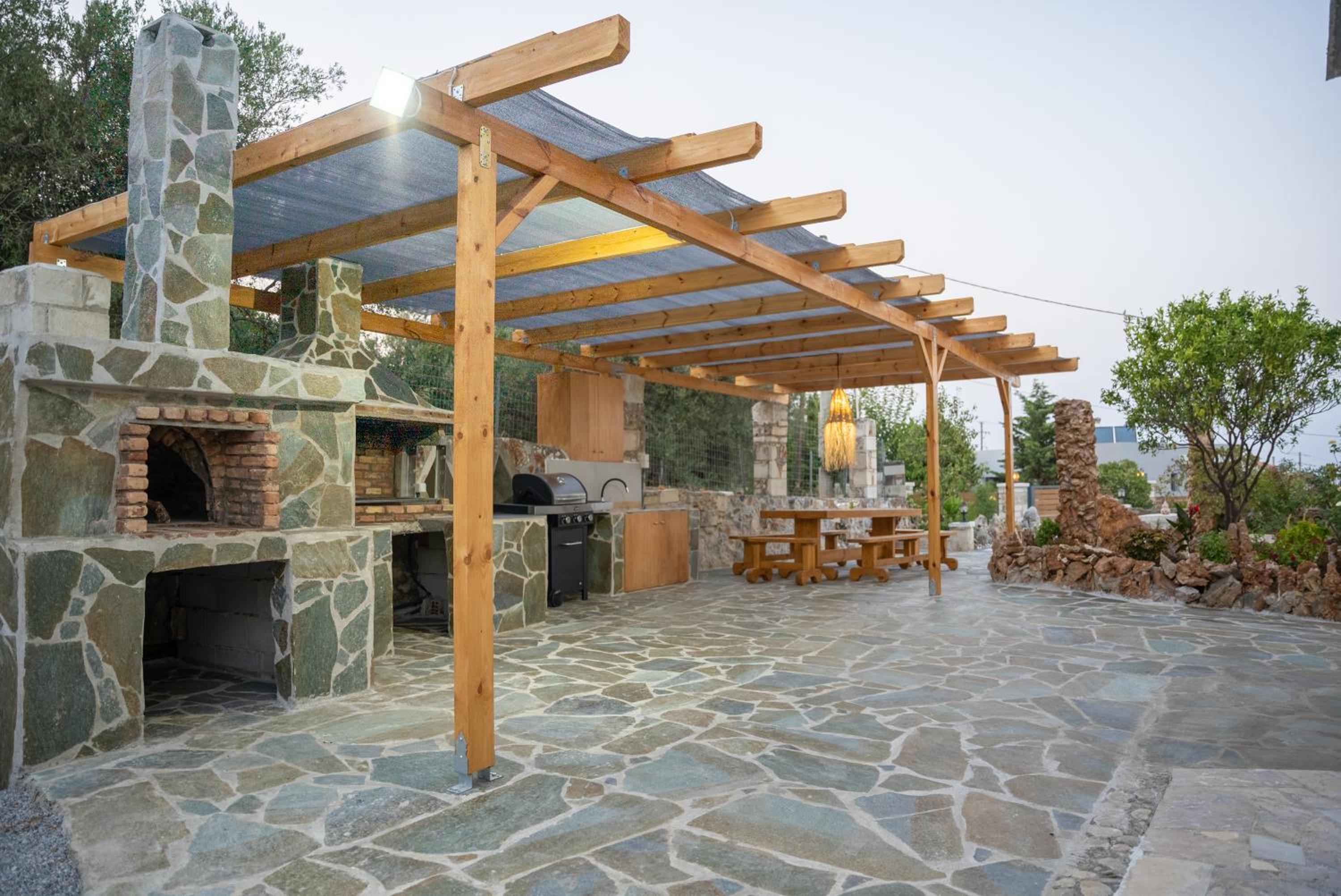 Villa Nontas Ntina with Private Pool & Playground view 4
