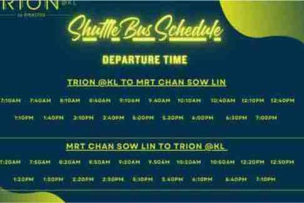 Trion @ KL City Tropical Night Beauty MRT Free Bus