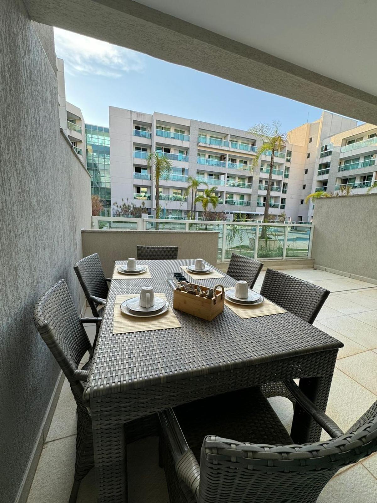 Luxuoso Flat Brisas do Lago Terraço Aconchegante