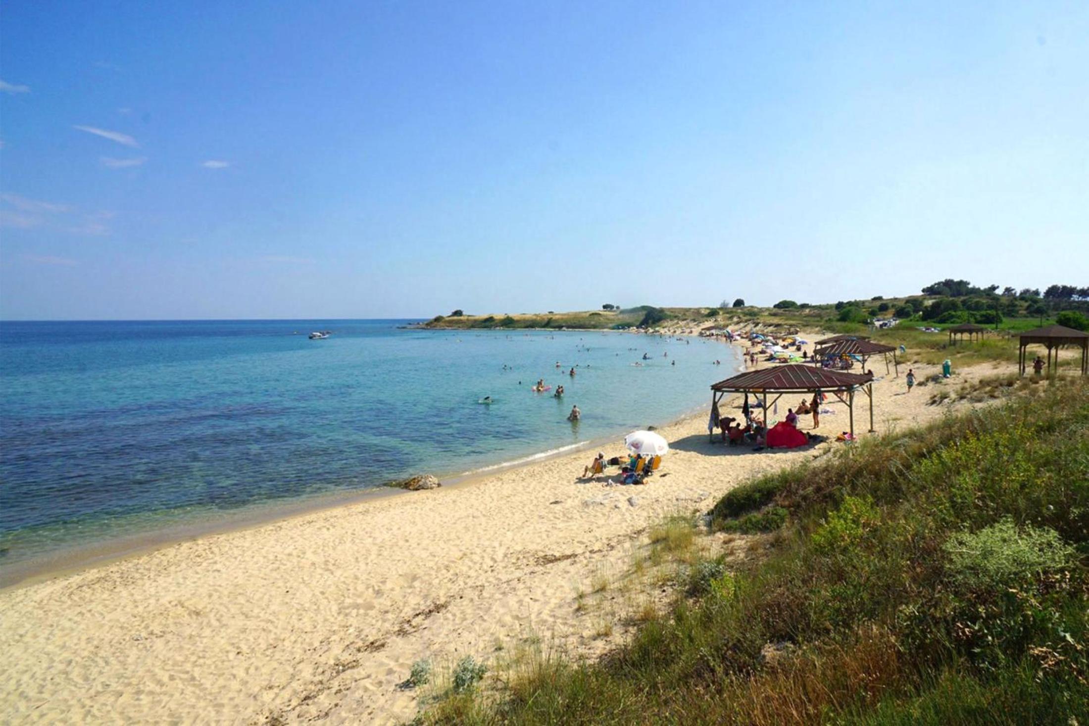 Solon and Teo Summer House in Avdira beach view 3