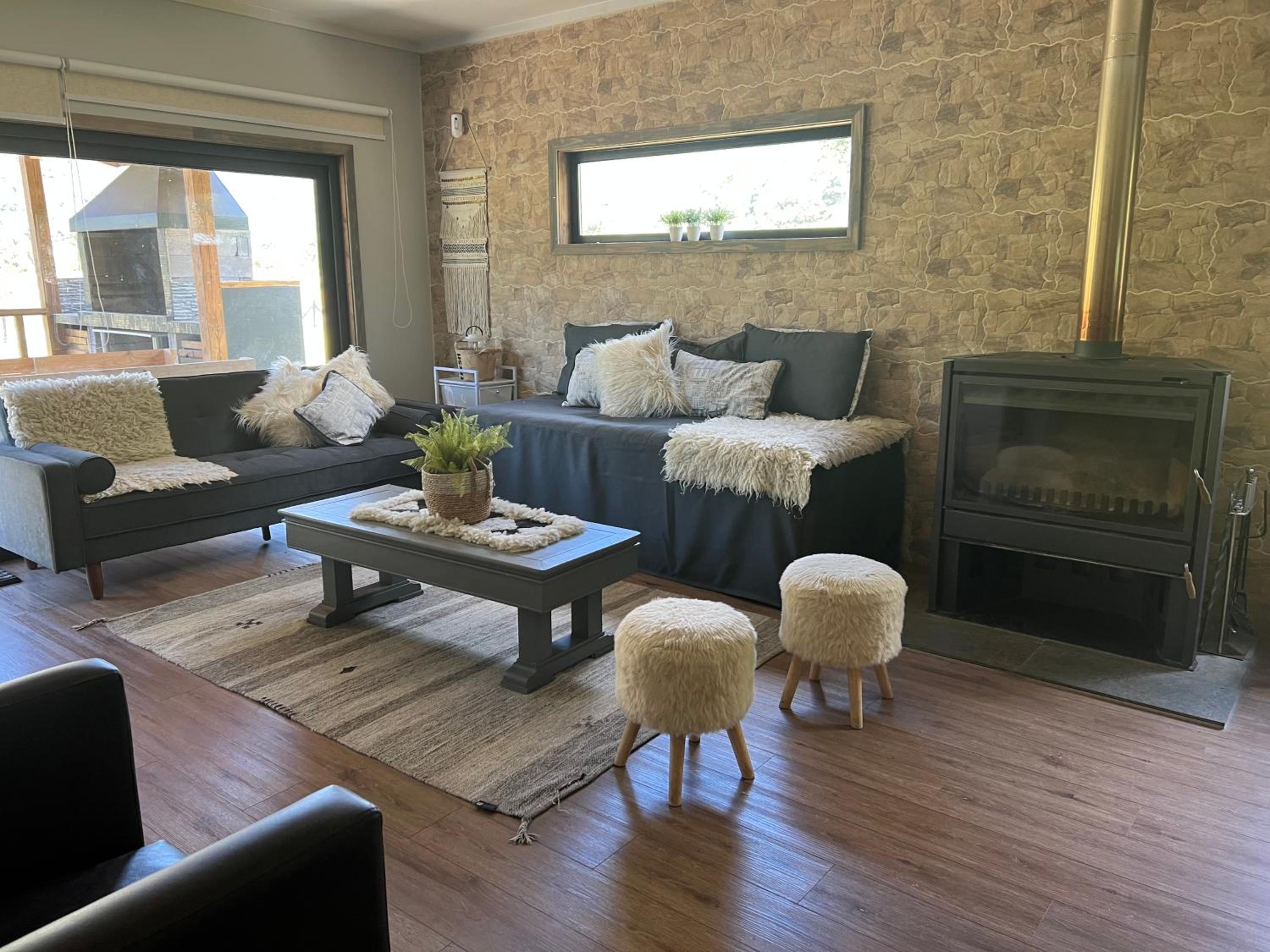 Amplia Casa Malalcahuello 10pers 3piezas full Wifi Starlink