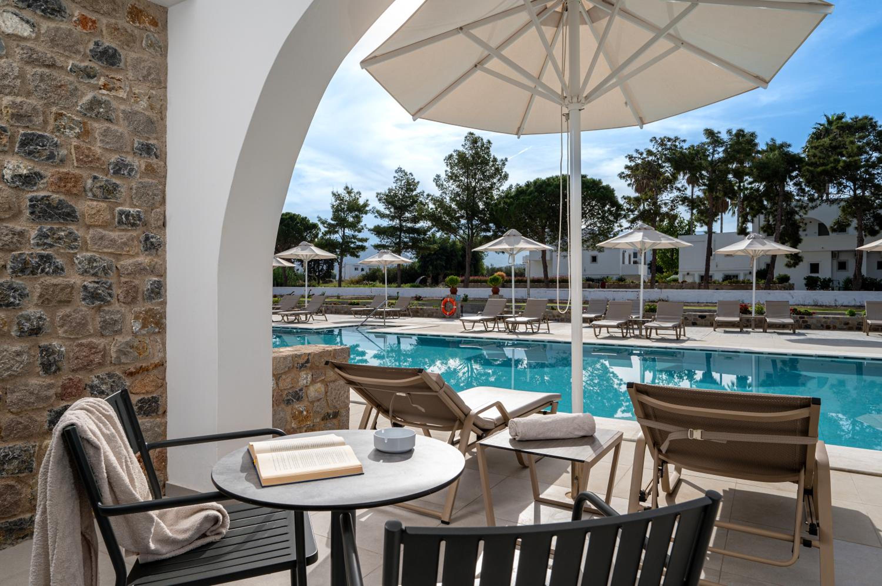 outdoor BBQ area