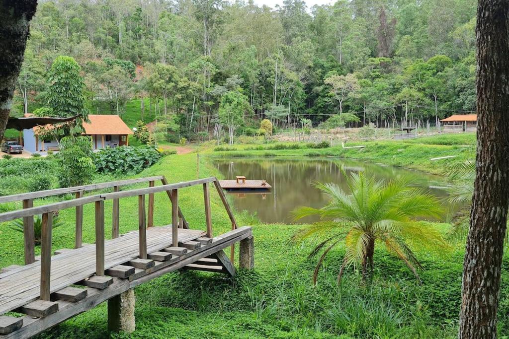 Container em Ouro Preto: represa mata caiaque bike