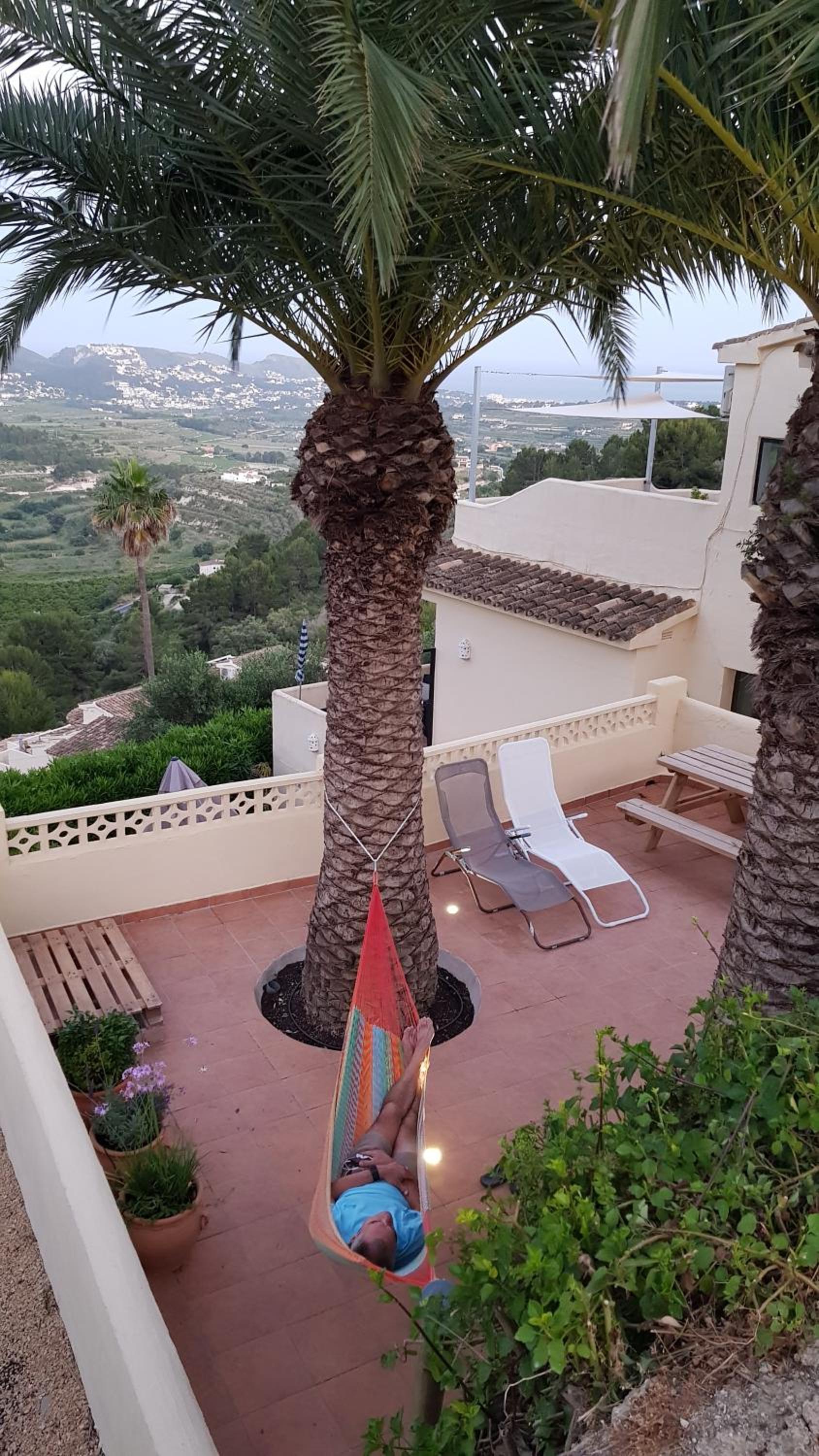 Casa Vista Moraira met fantastisch zeezicht en gemeenschappelijk zwembad