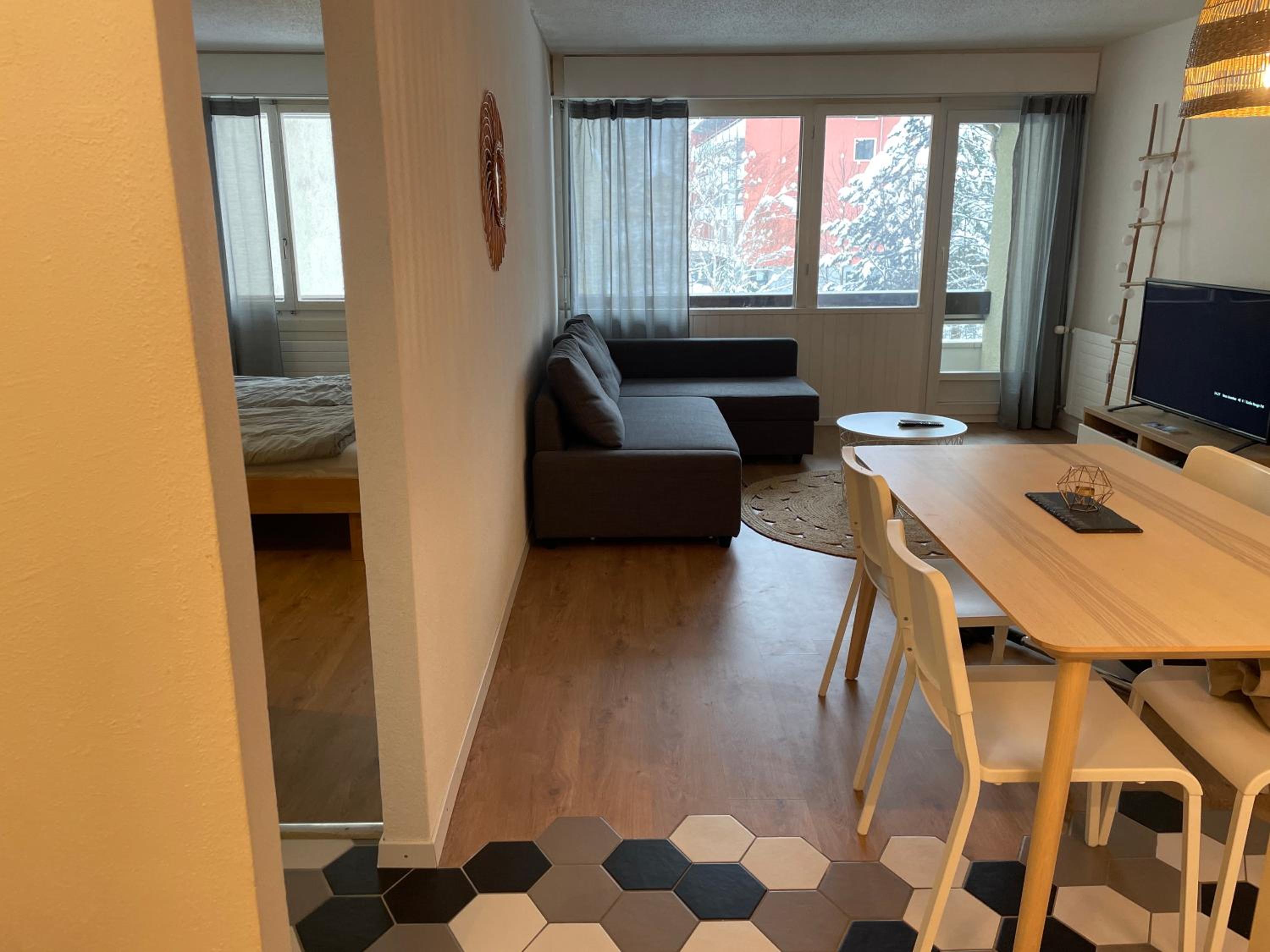 Super central - appartement 2,5pcs à Leukerbad