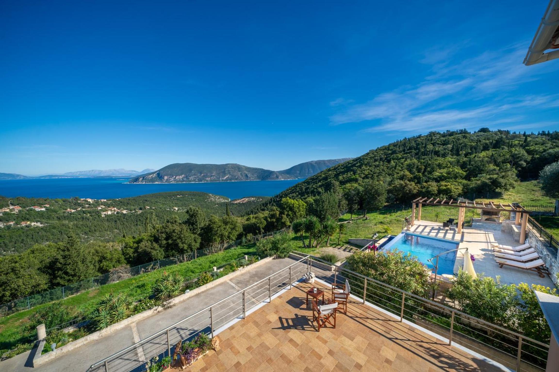 Private Villa Gelia, with panoramic 180 degrees sea view! view 2