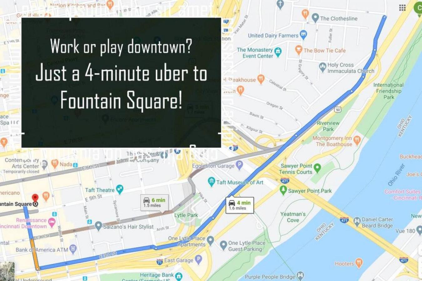 Explore Downtown and Mount Adams with River Views view 5
