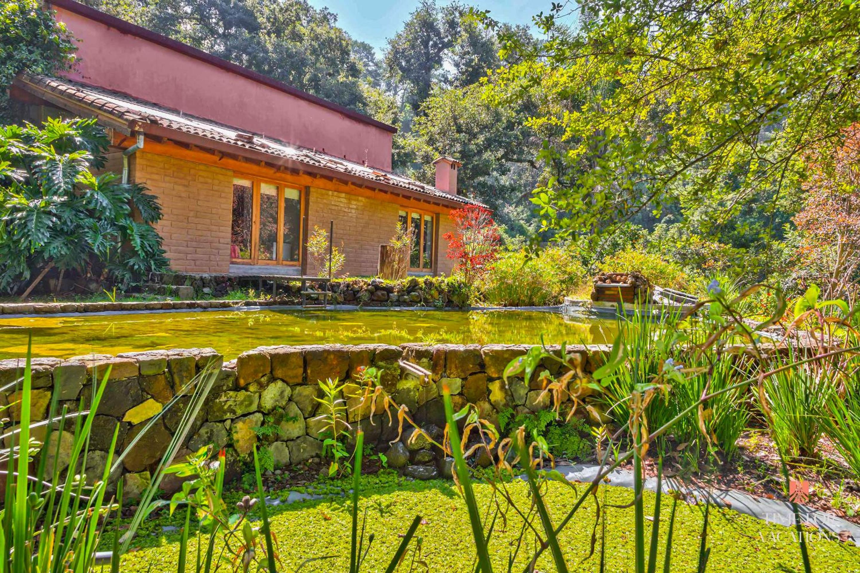 NEW Unique Home on 20 Acres Private Lake BBQ view 5