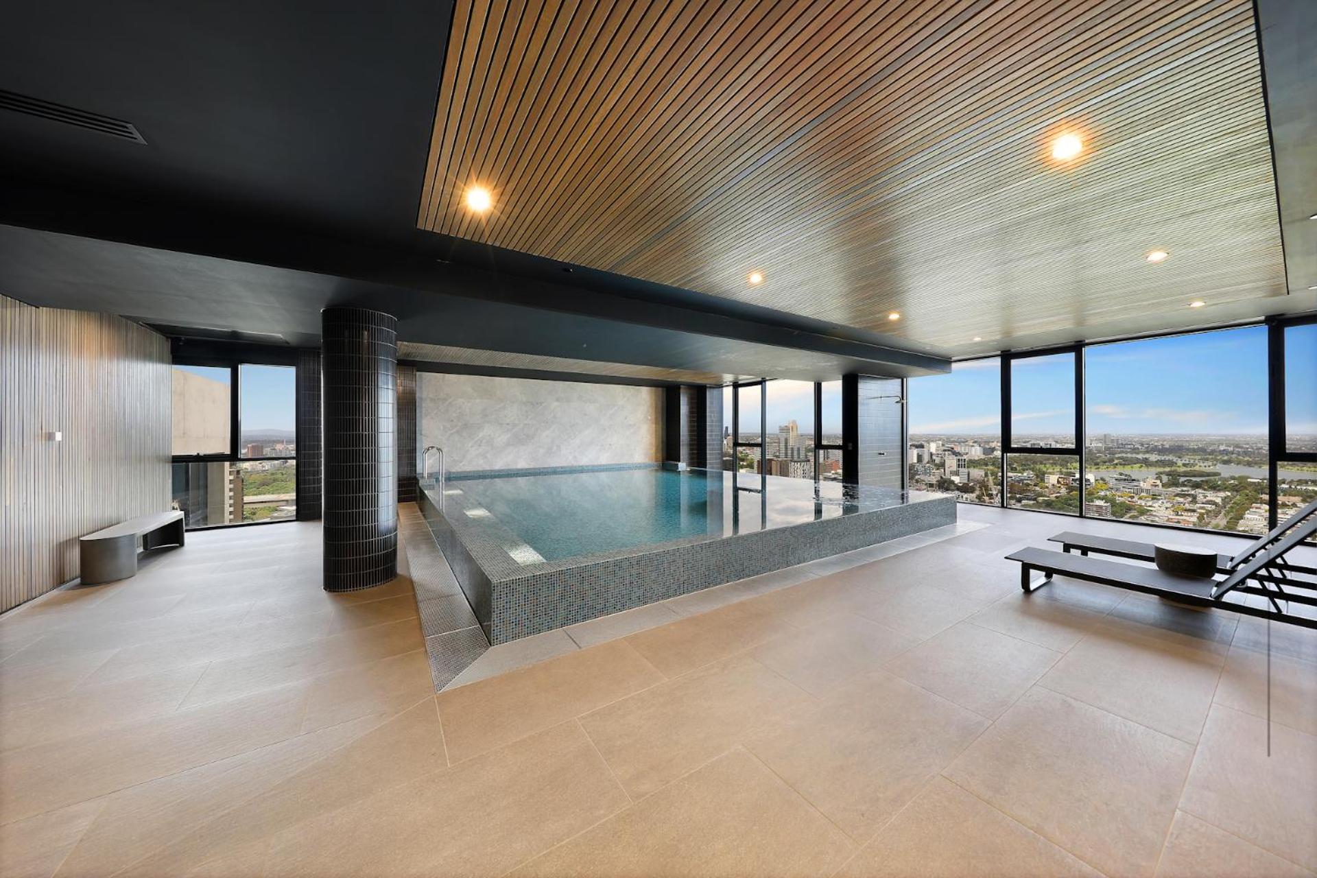 Yarra river view apartment room