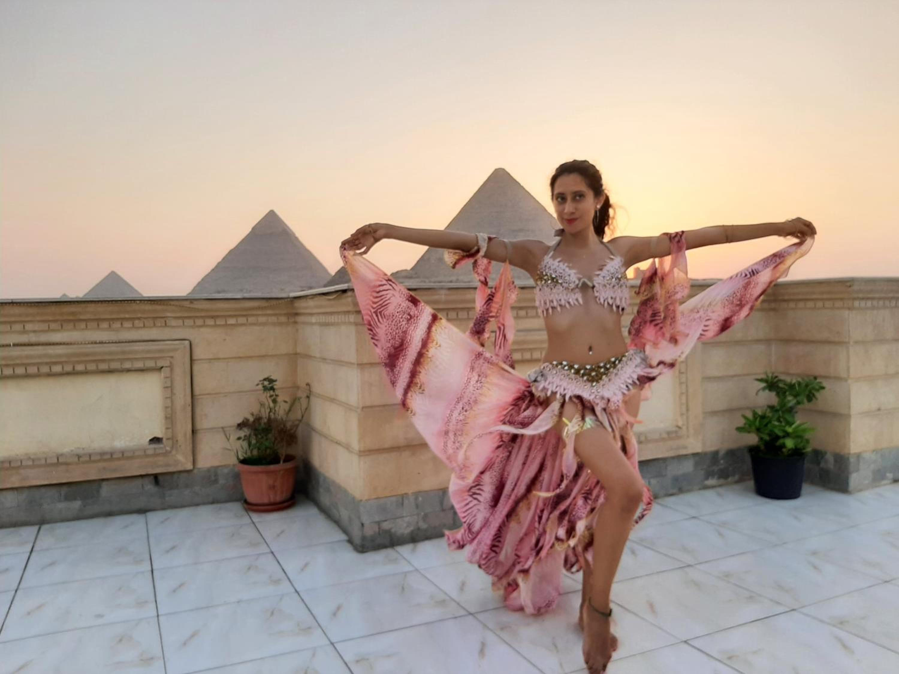 Zeina pyramids view