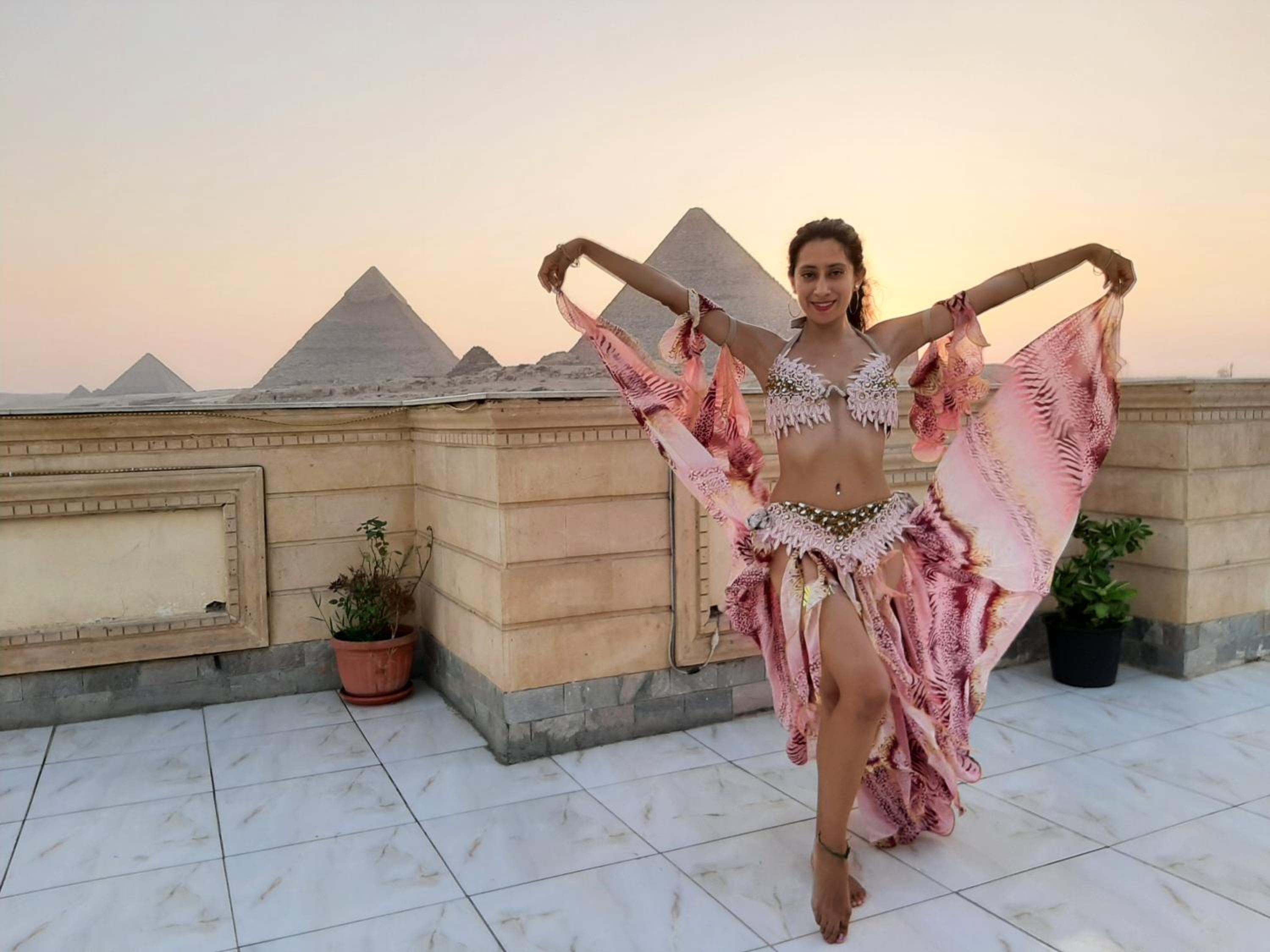 Zeina pyramids view