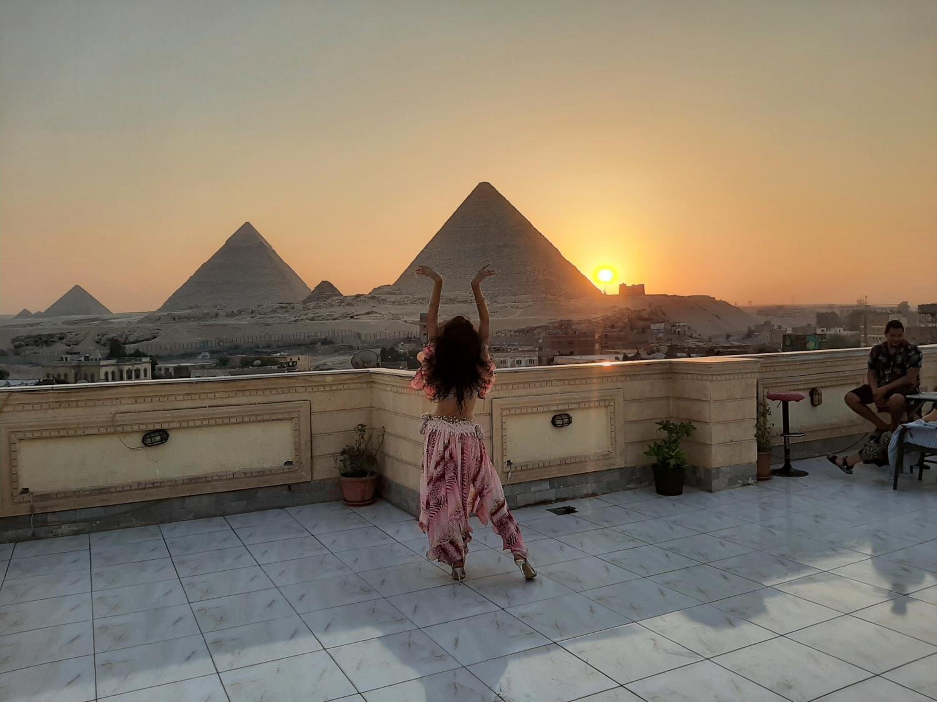 Zeina pyramids view