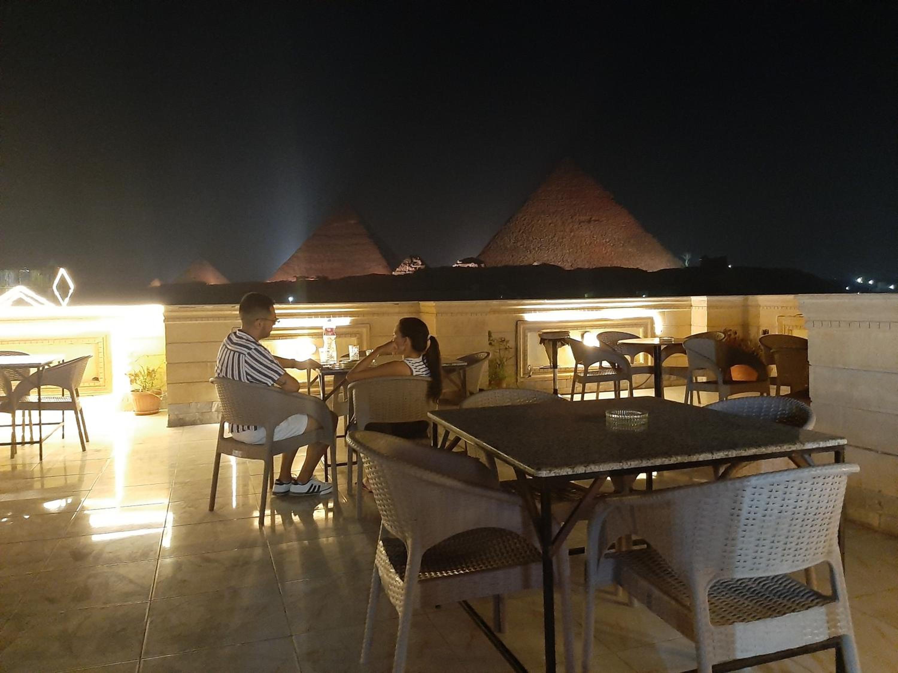 Zeina pyramids view