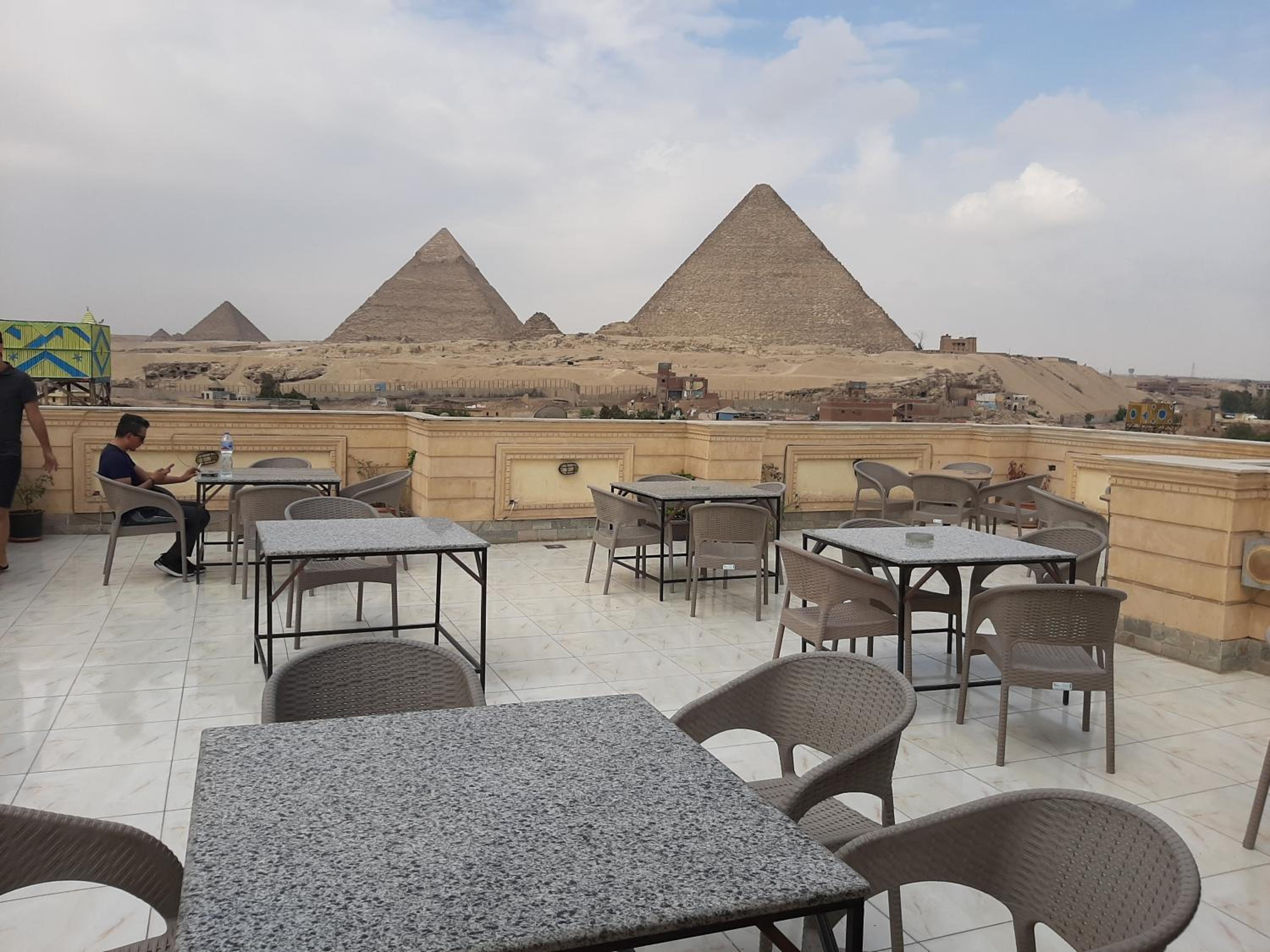 Zeina pyramids view
