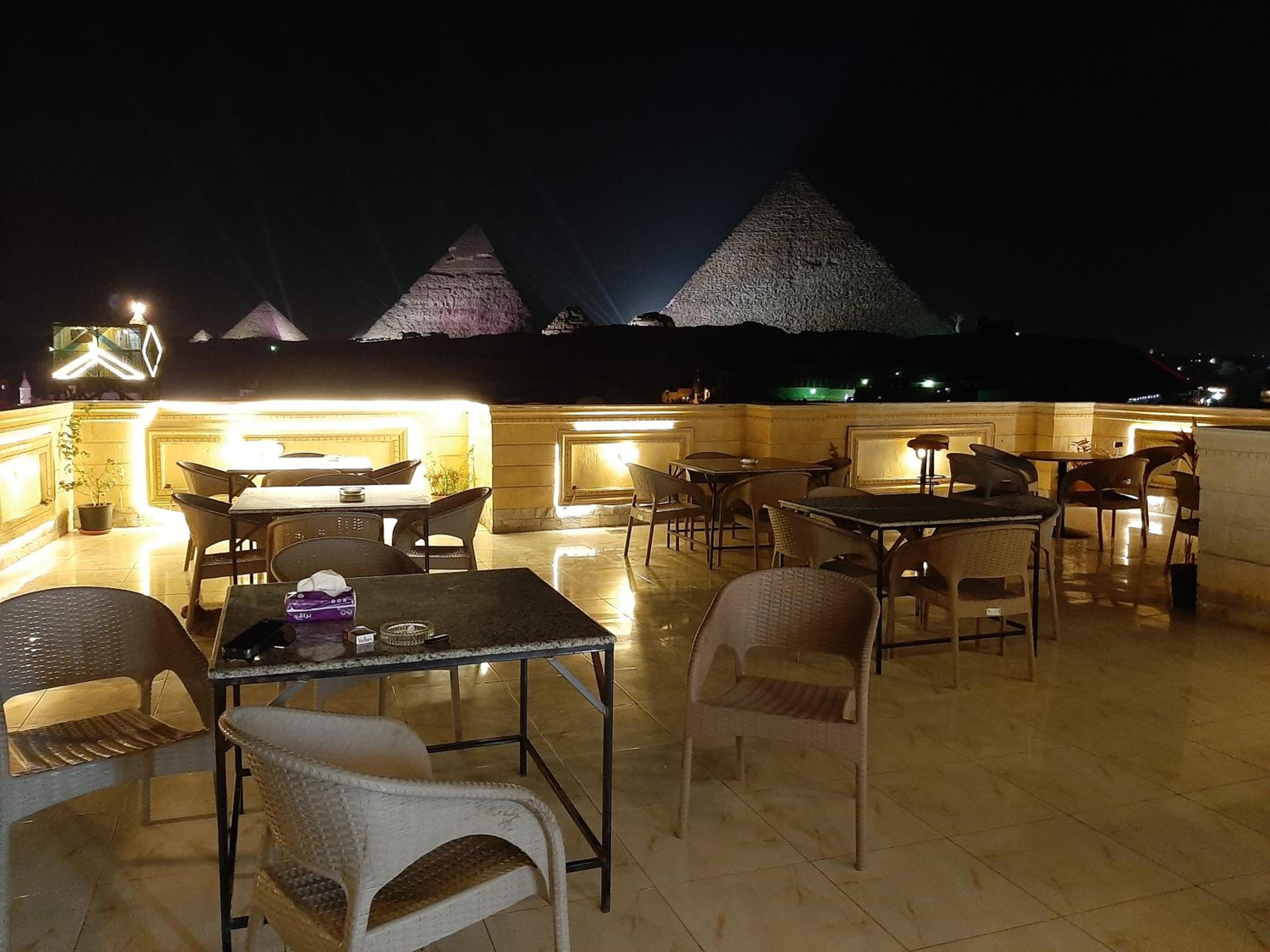 Zeina pyramids view