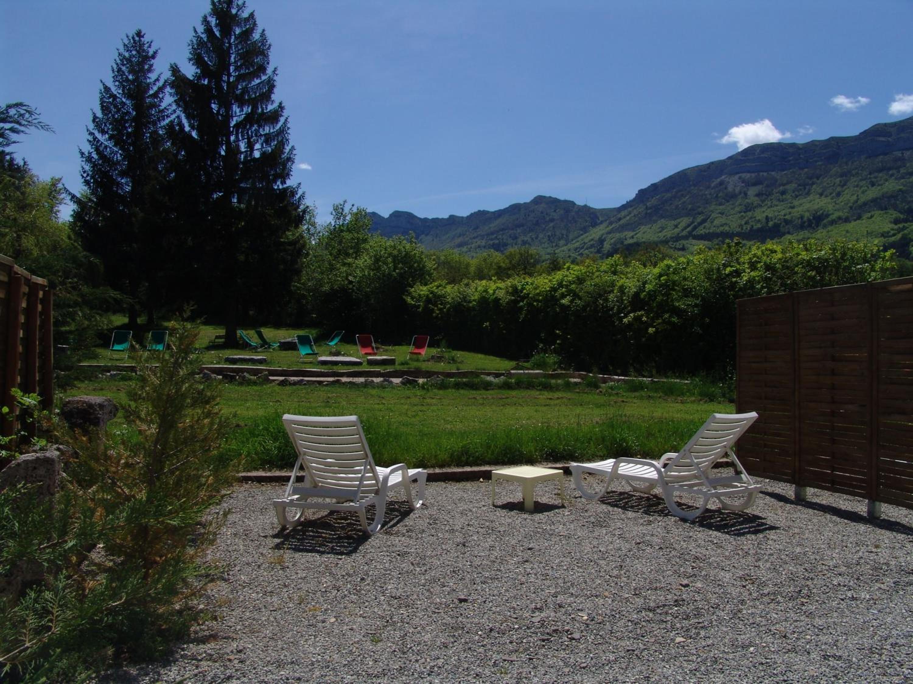 outdoor BBQ area