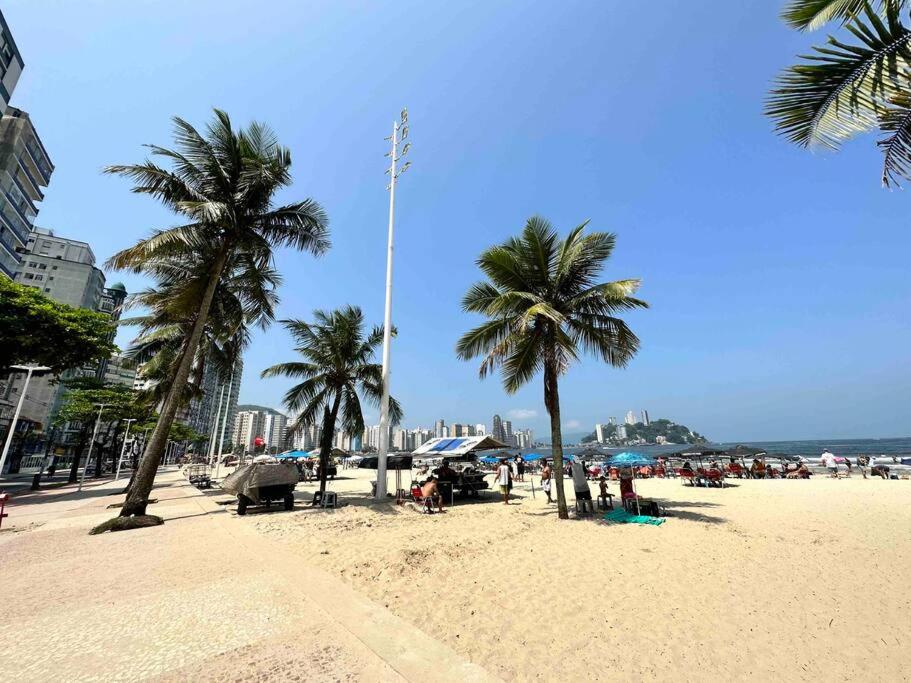 Apto 50m da praia Gonzaguinha São Vicente Edifício Estrela do Mar