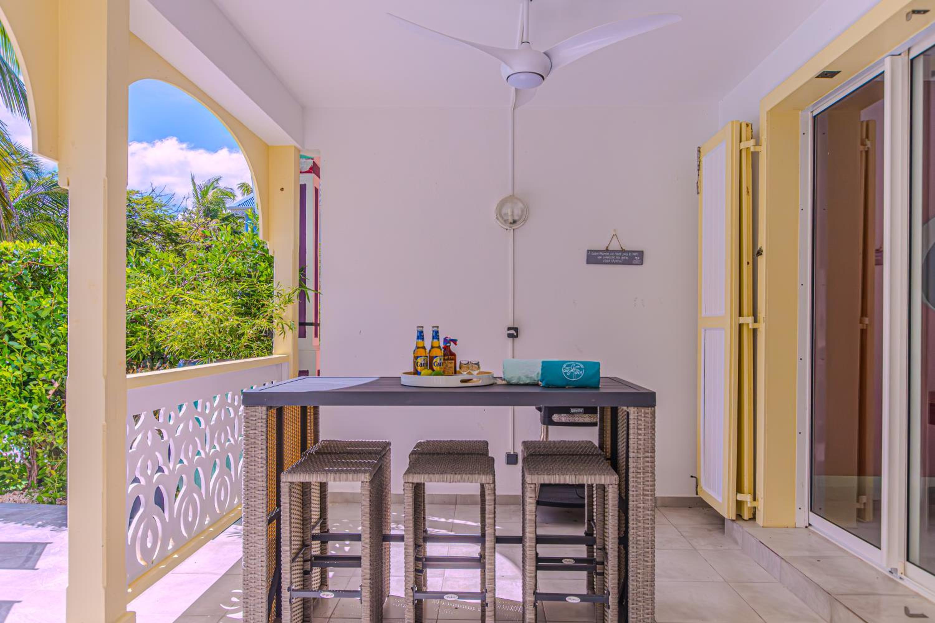 Plage Baie Orientale - Villa 6p Piscine privée view 4
