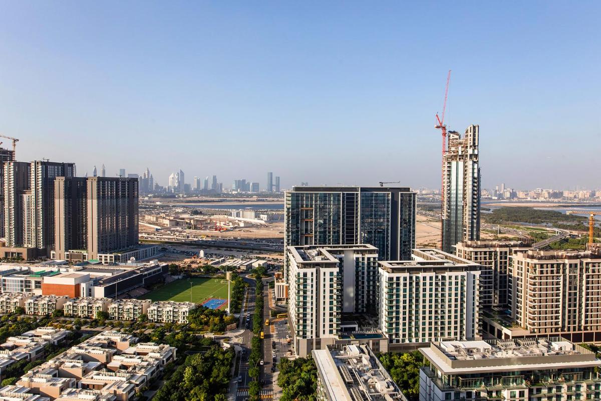 Sobha Waves 1BR with panoramic views of the city