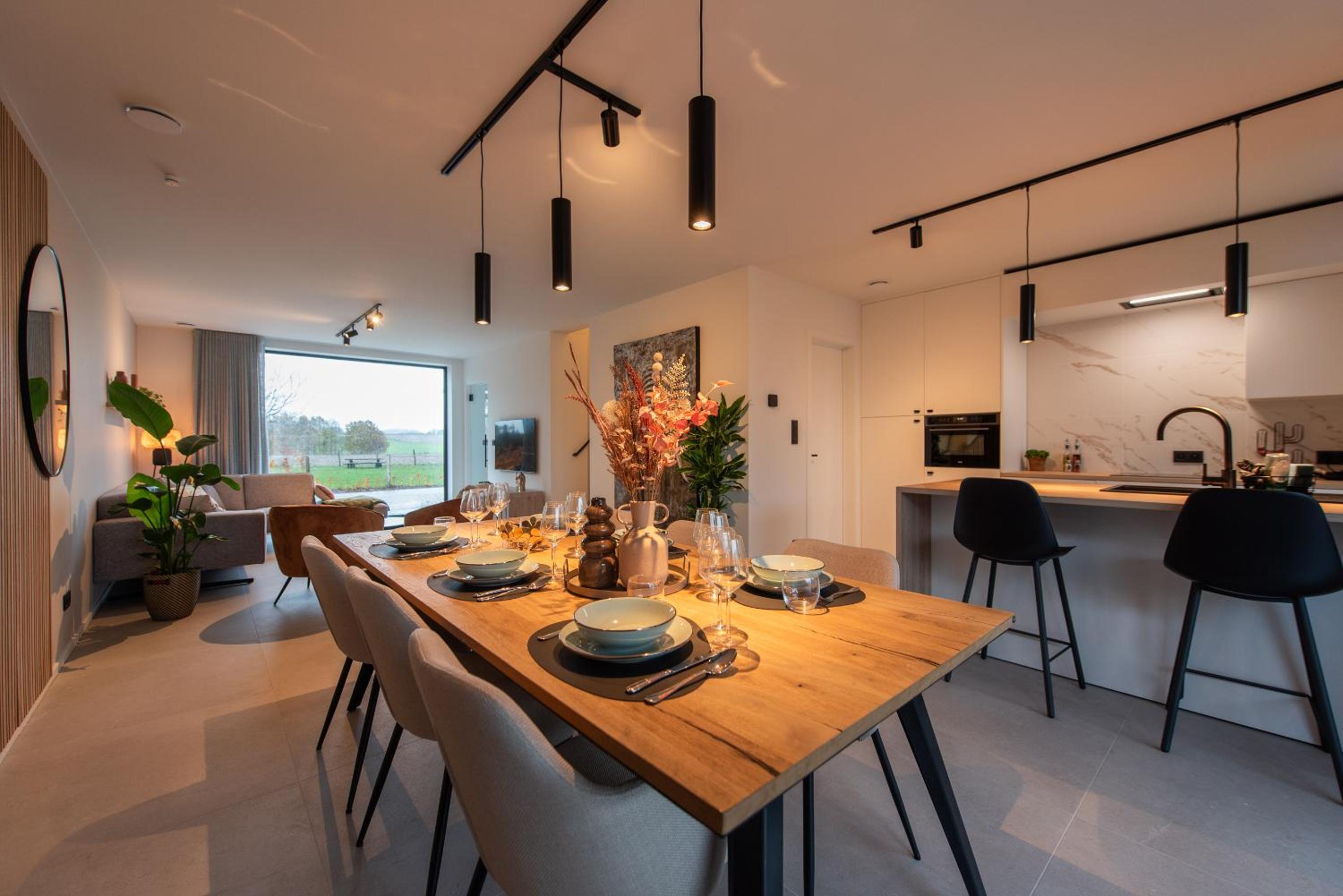 NIEUW De Grenspaal NOORD 6P - 3SLPK 5 min Maastricht - SAUNA - LAADPAAL