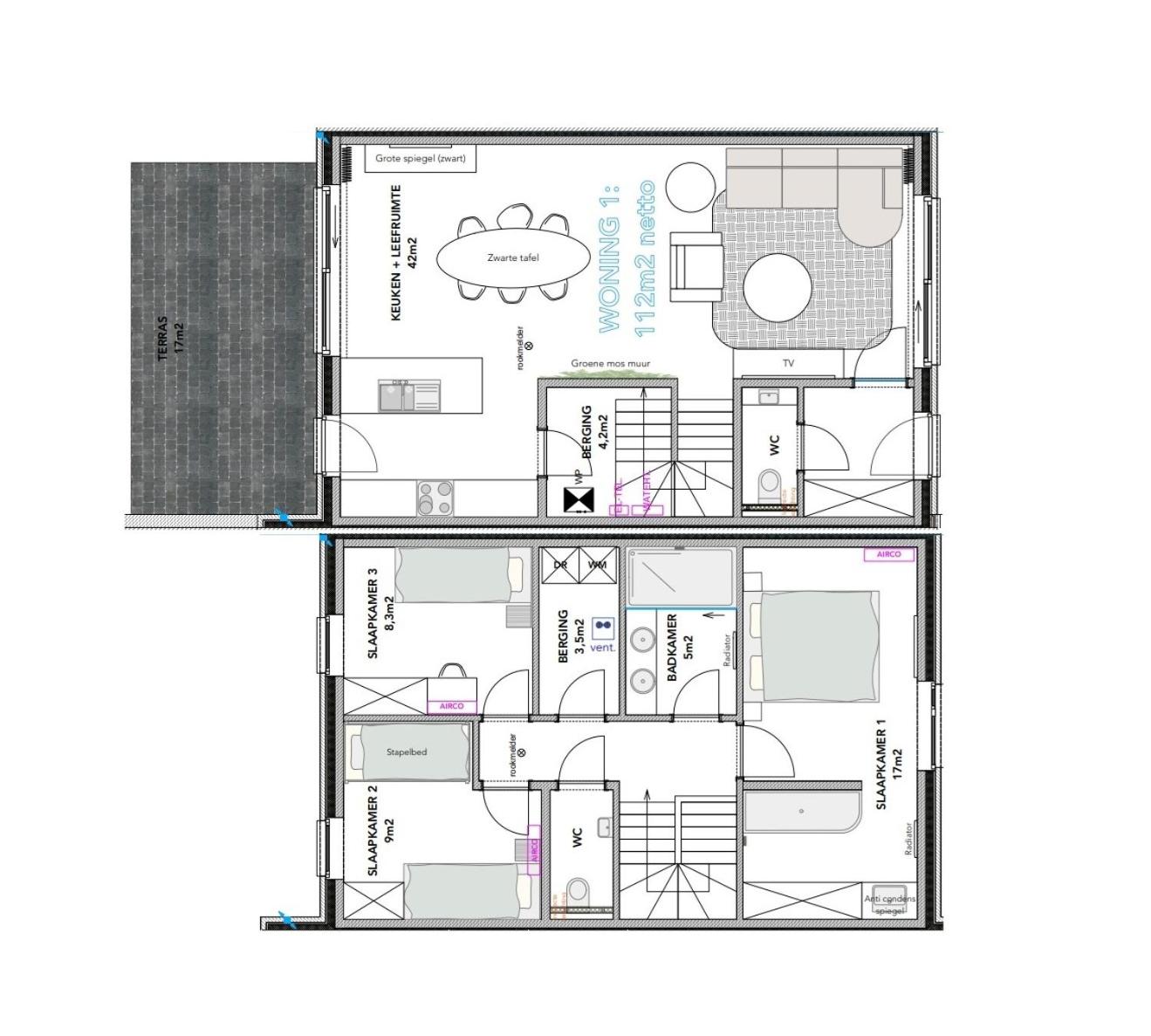 NIEUW De Grenspaal NOORD 6P - 3SLPK 5 min Maastricht - SAUNA - LAADPAAL
