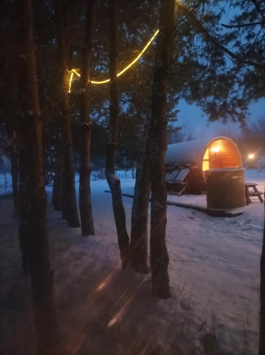 outdoor BBQ area
