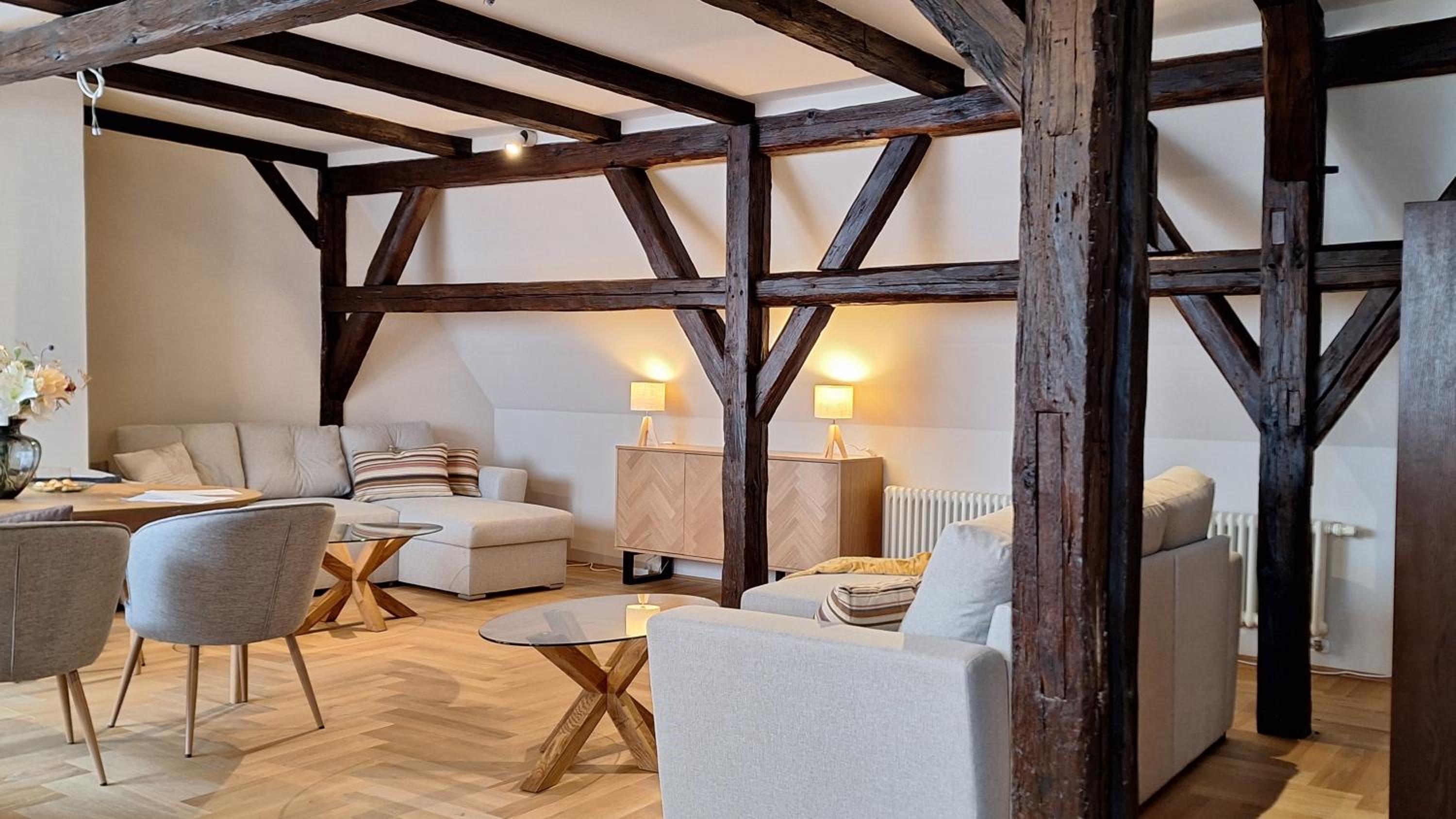 Stadtpalais Bellevue-Suite 3- Zimmer- Maisonettewohnung mit Dachterrasse maximal 4 Personen