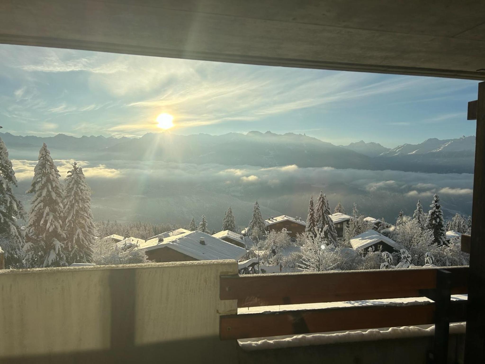 Magnifique studio à Anzère avec vue sur les montagnes