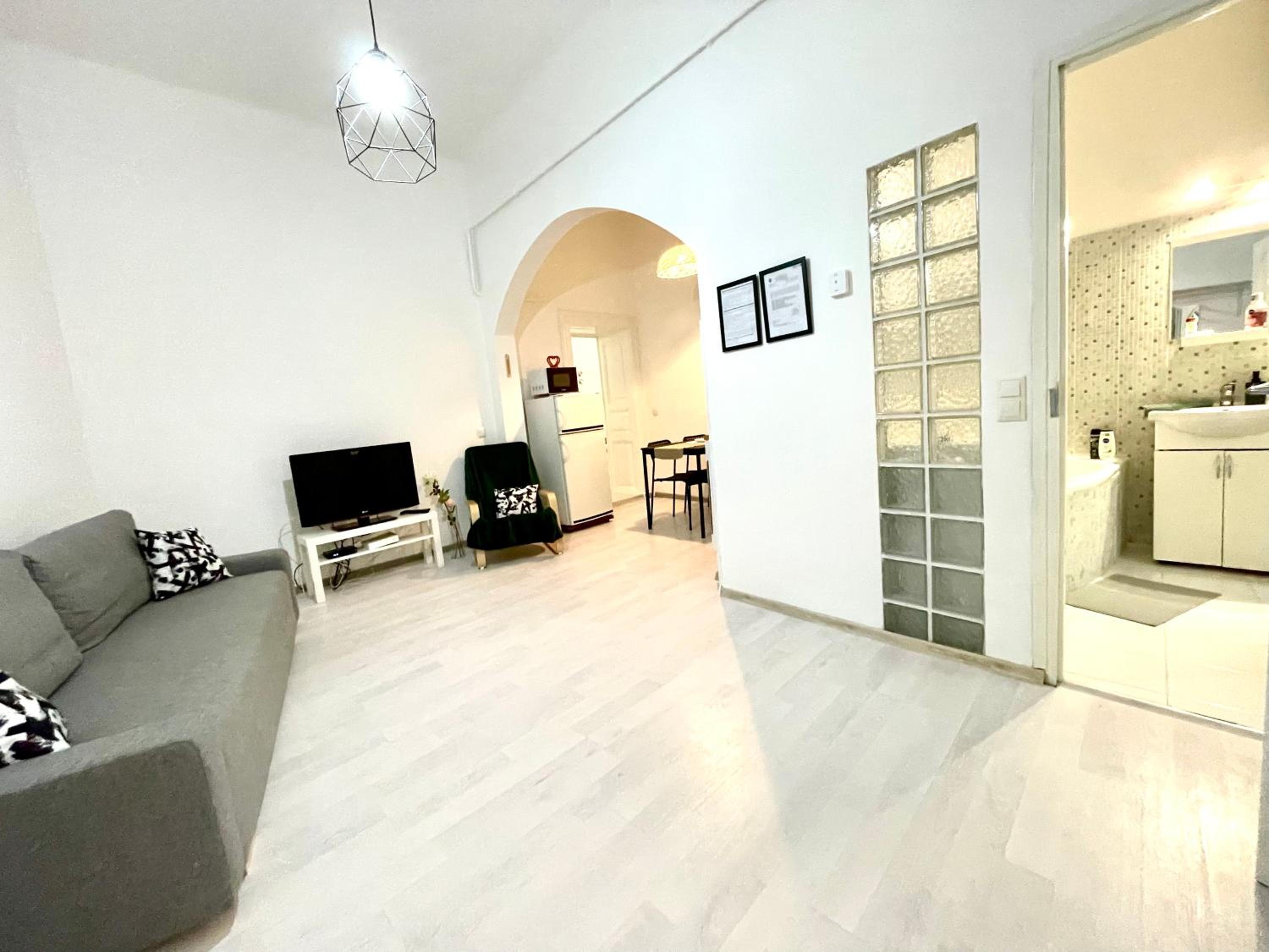 White Apartment near the famous New York Café