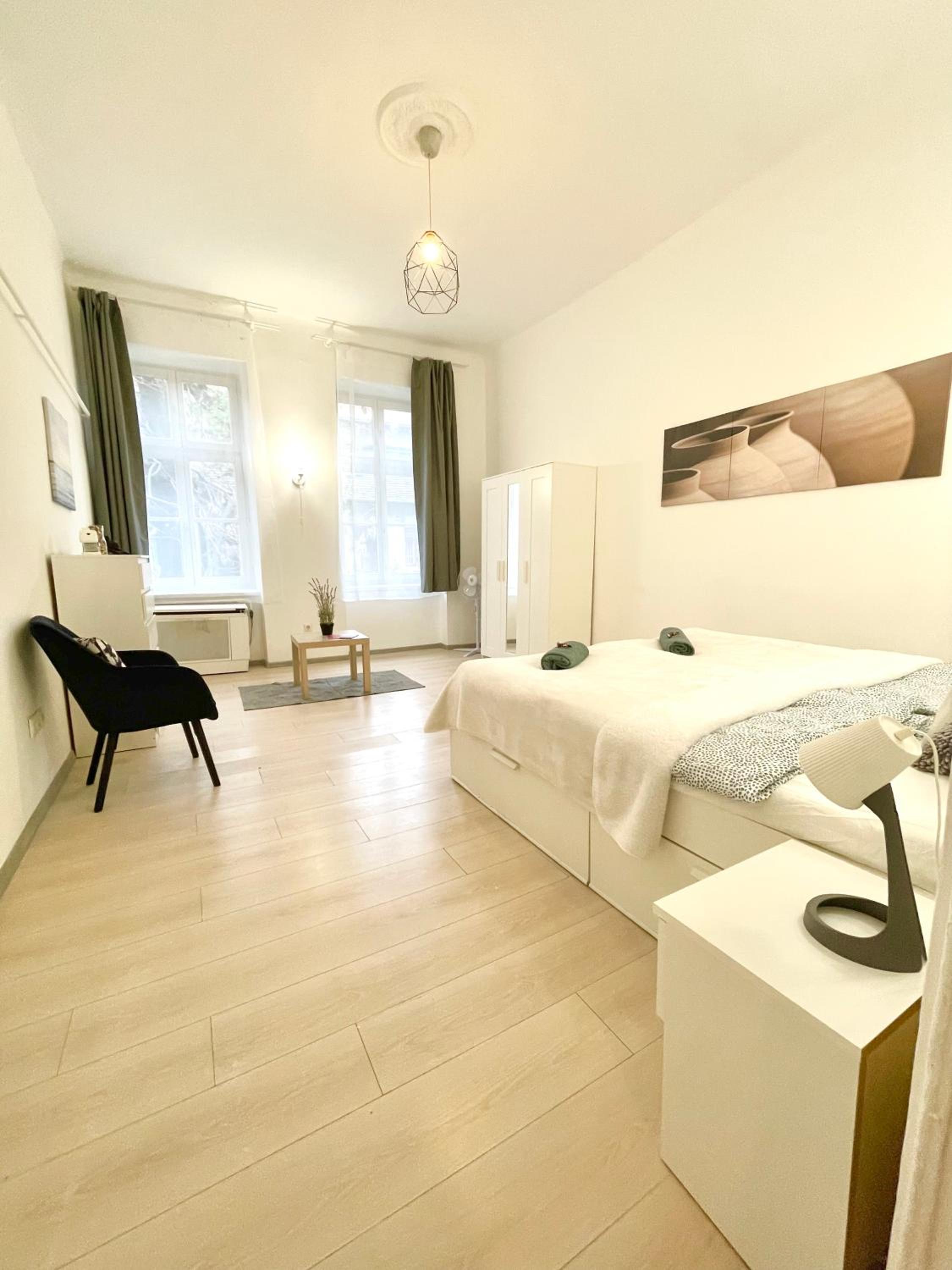 White Apartment near the famous New York Café