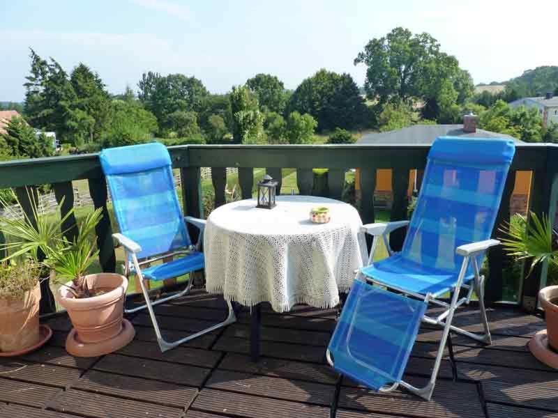 großes Ferienhaus mit Terrasse am Granitzwald