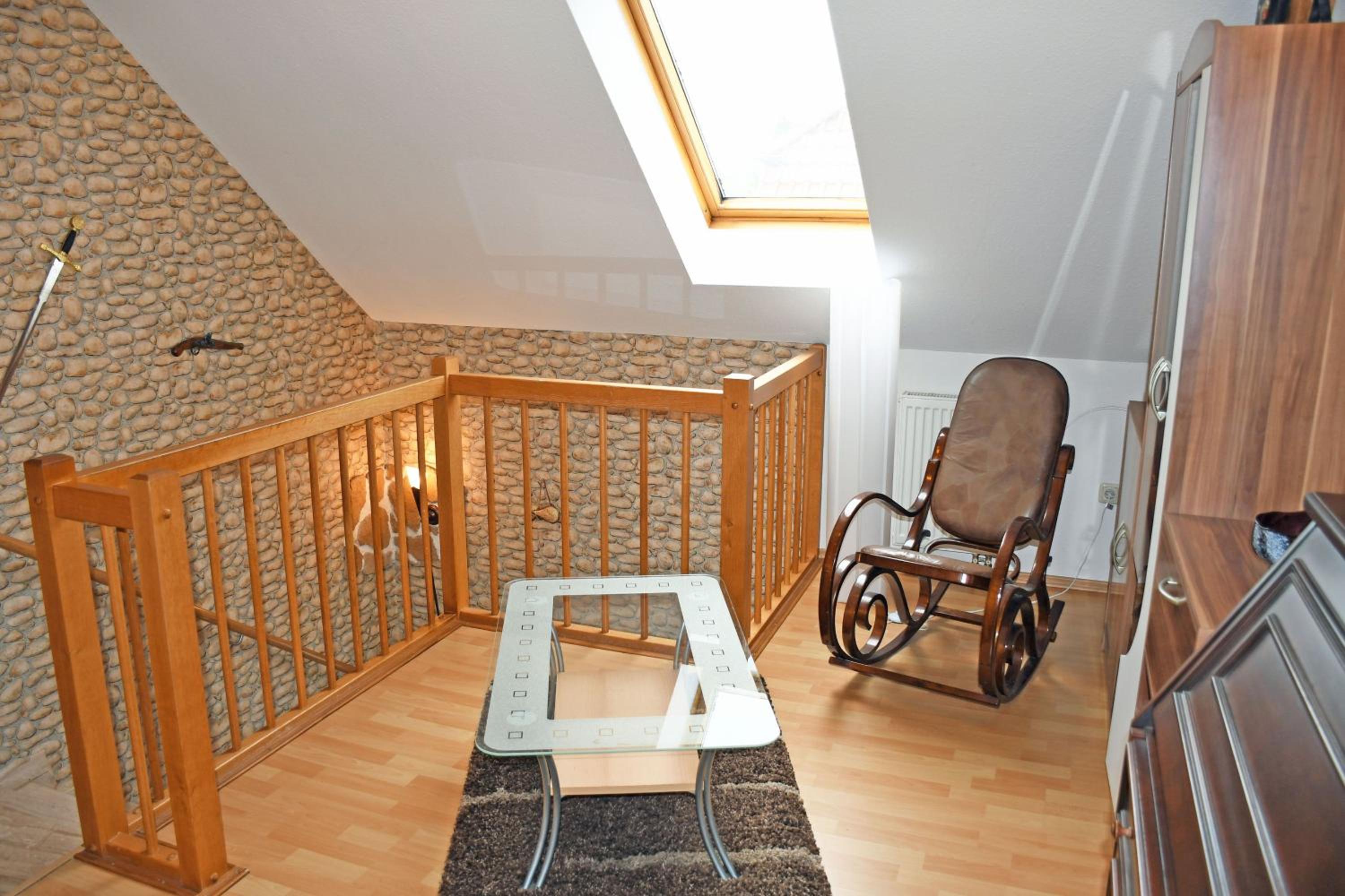 großes Ferienhaus mit Terrasse am Granitzwald