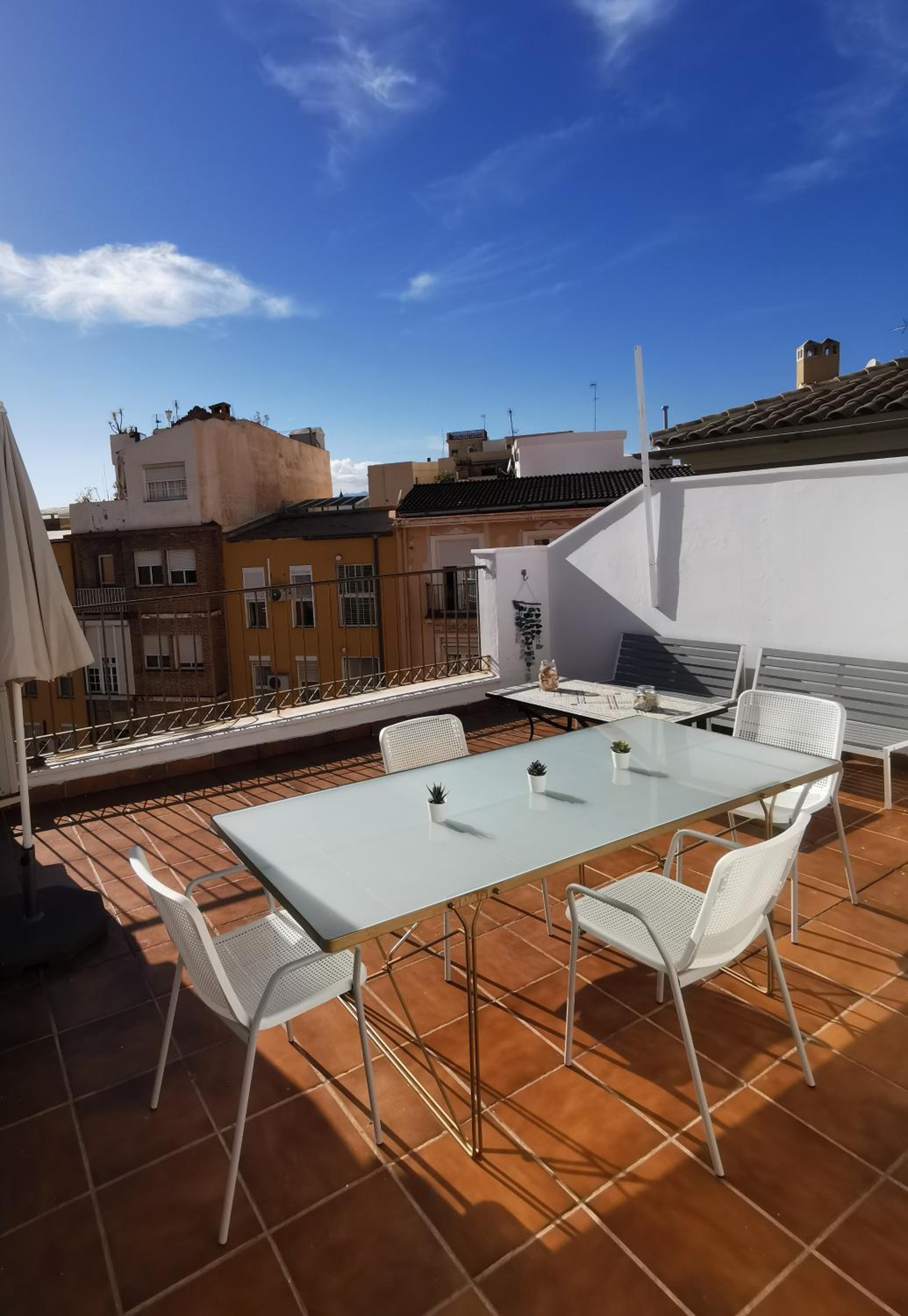 Ático con Gran Terraza Privada Centro Histórico Málaga