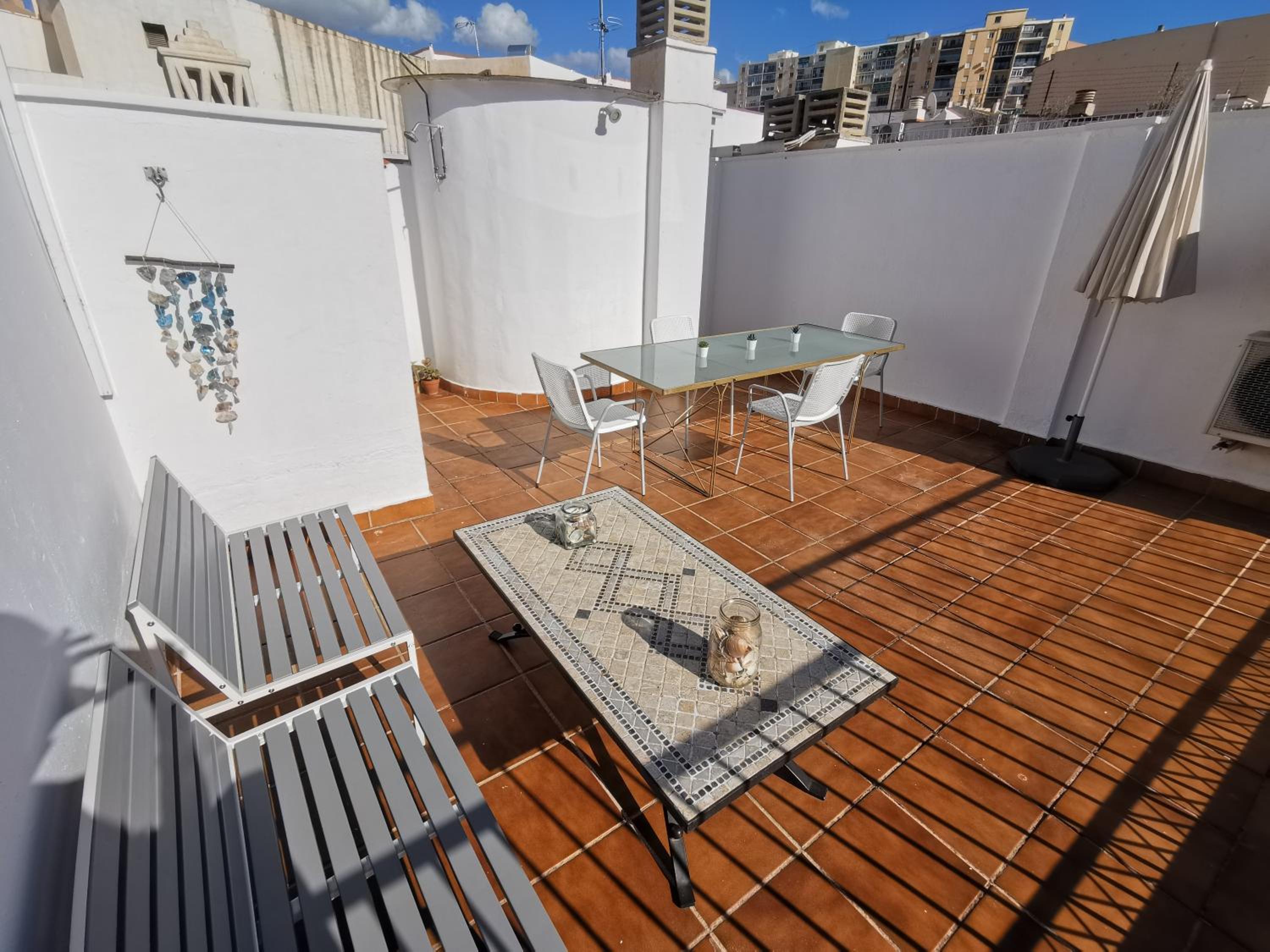 Ático con Gran Terraza Privada Centro Histórico Málaga